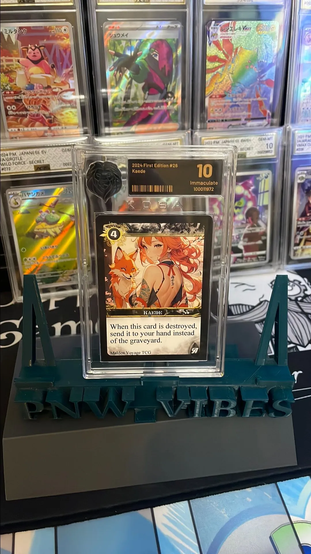 Product image for 2024 1st Ed Kaede, immaculate 10 black label (alpha demo)