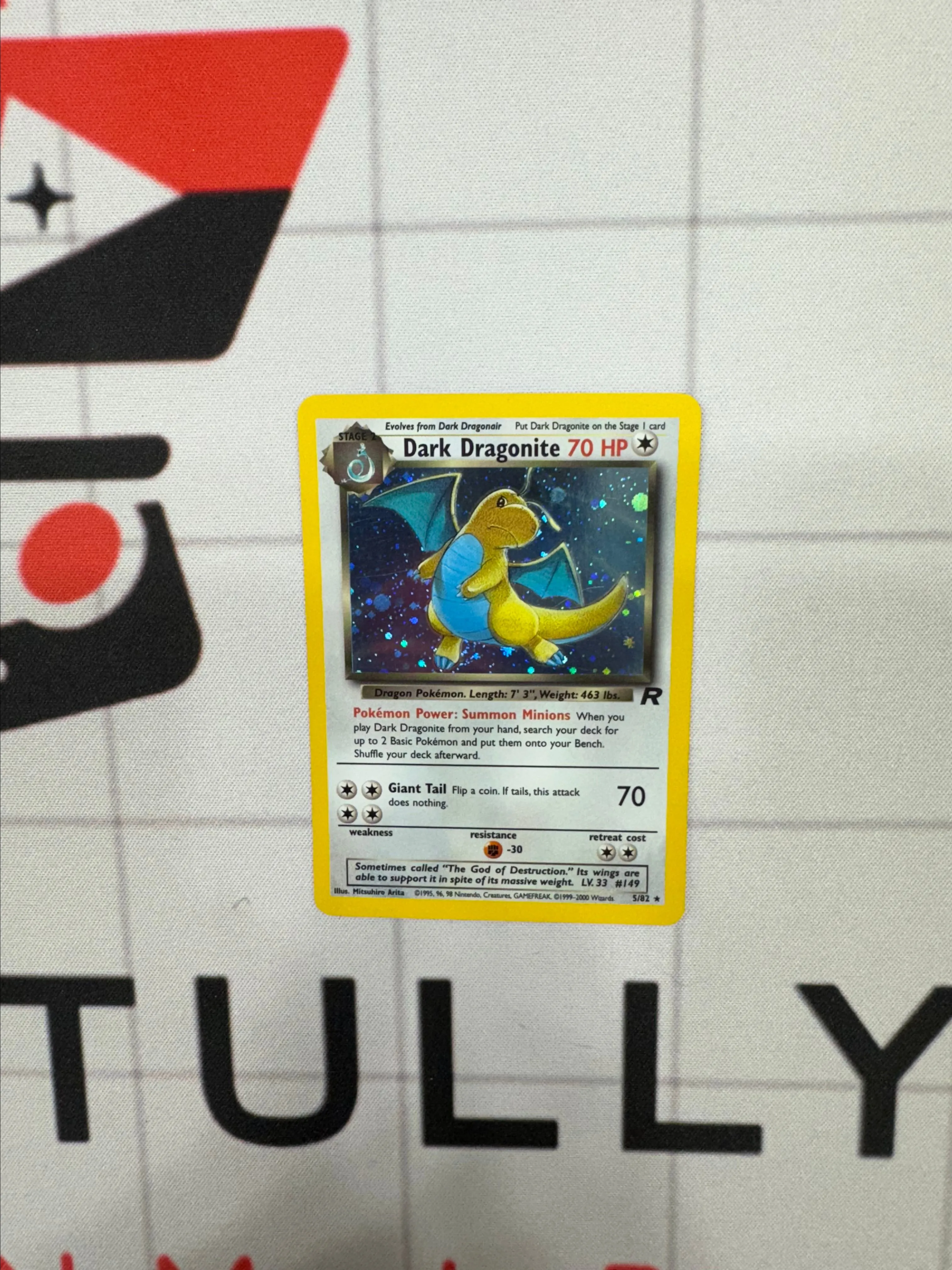 Dark Dragonite #5 - Team Rocket Unlimited - Holo Ungraded w/ swirl   Whatnot: Shop, Sell, Connect
