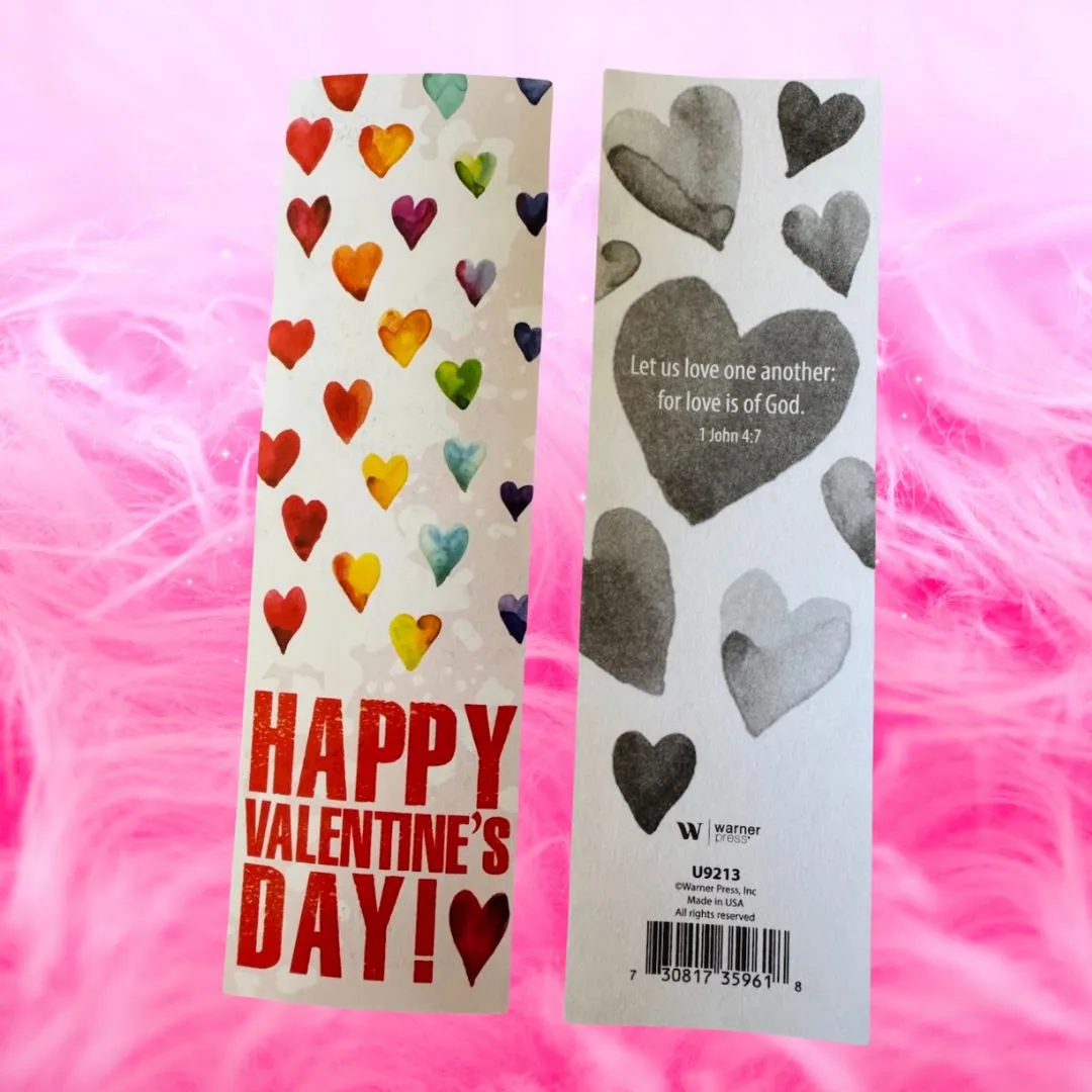 Product image for 00 Happy Valentines (Faith) Bookmark 1 Qty