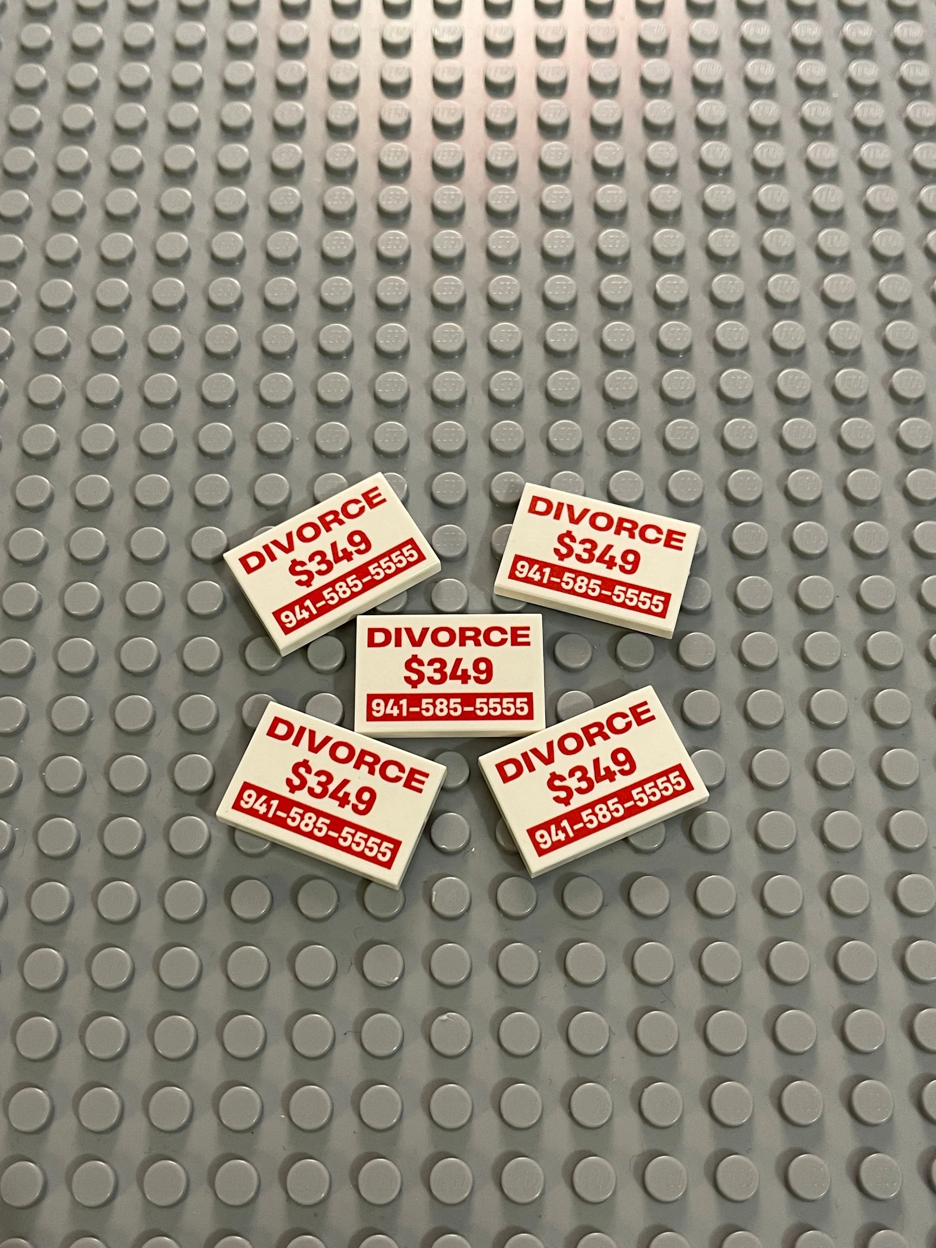 Product image for Lego Divorce 2X3 (1) Tile