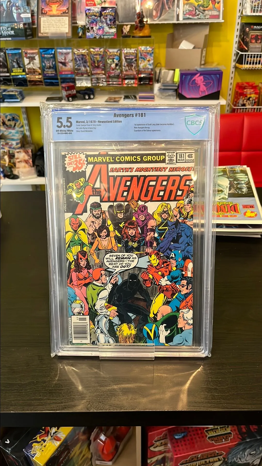 Product image for Graded Slab -  The Avengers, Vol. 1 #181 CBCS 5.5