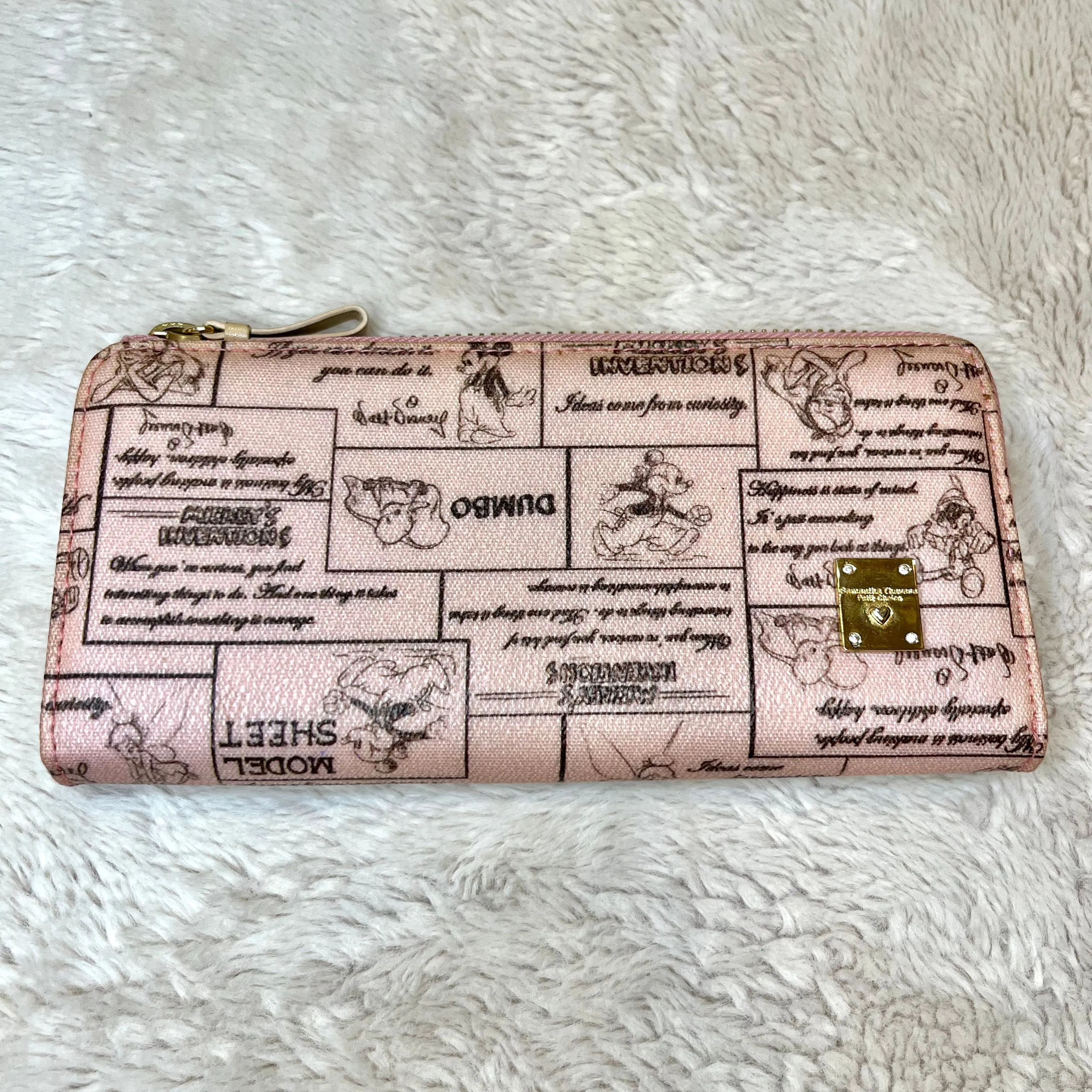 Product image for Samantha Thavasa x Disney Petit Choice Zippy Long Wallet