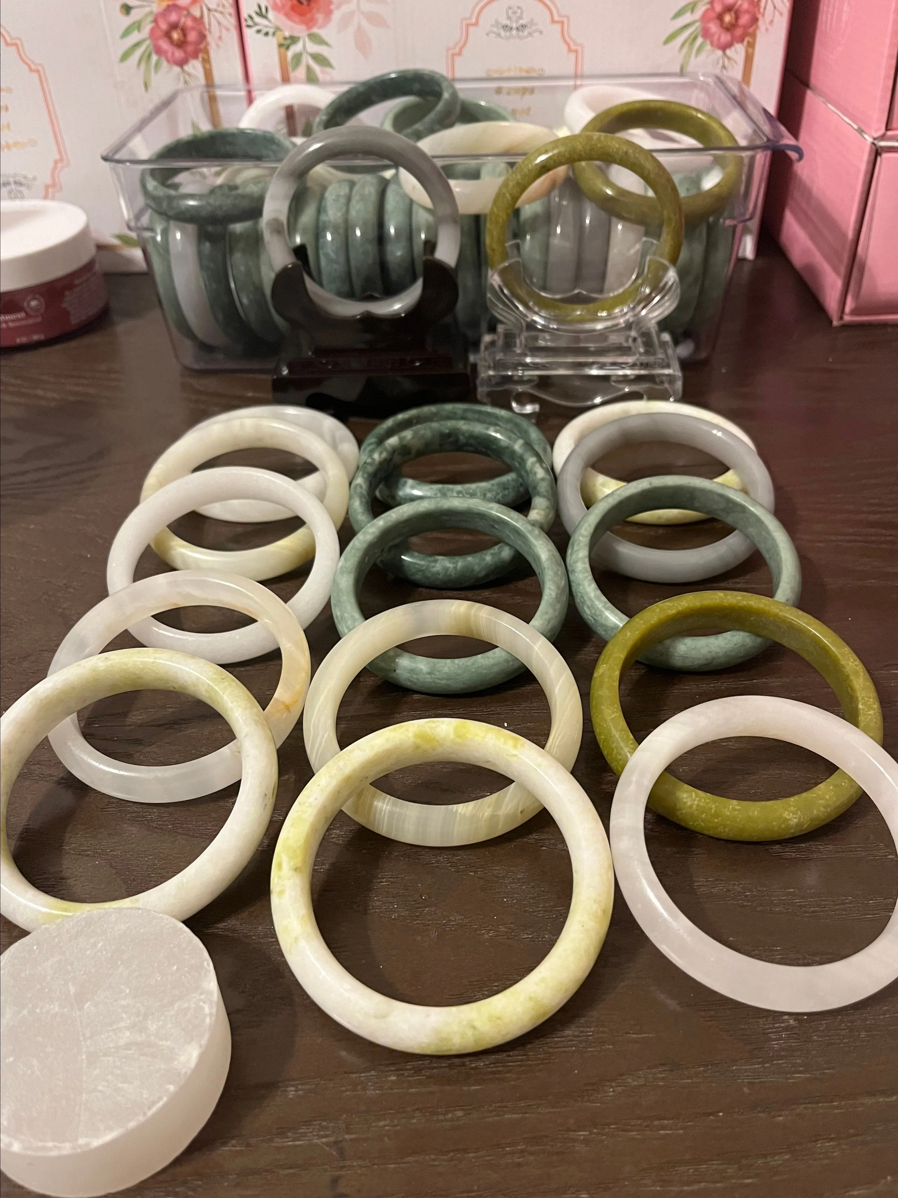 Product image for Natural jade bangle
