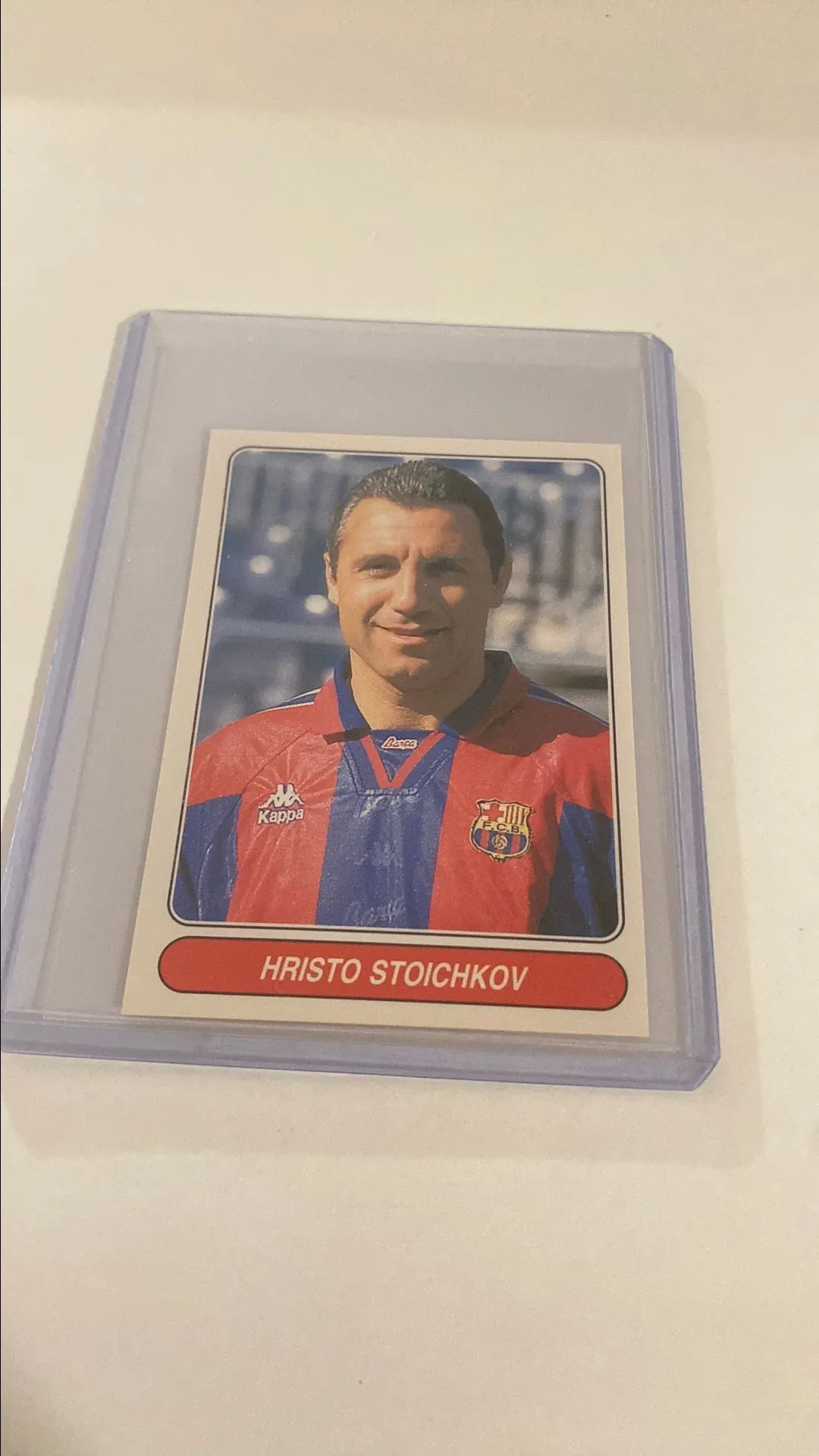 Product image for Hristo Stoichkov 1996-97 European Football Stars Bulgaria Barcelona