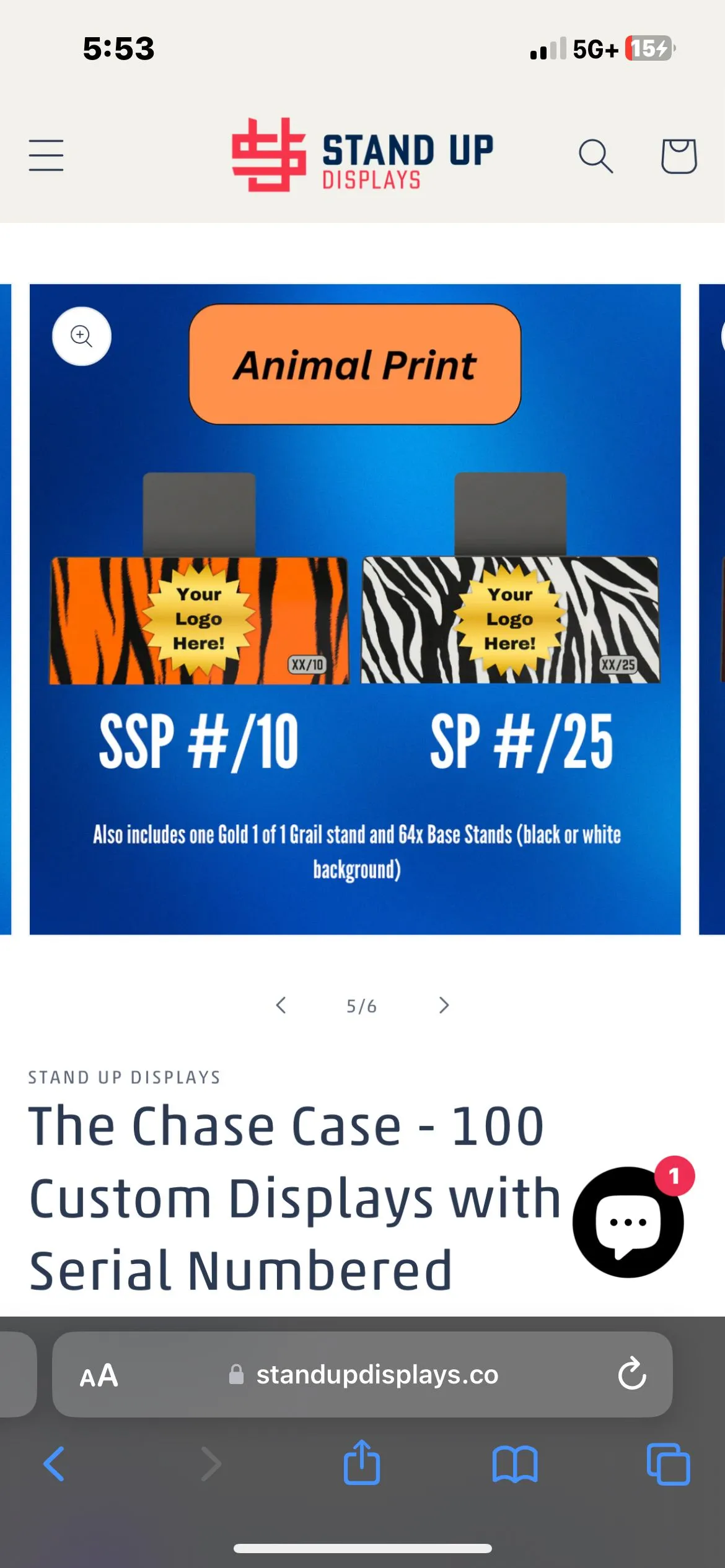 Product image for Stand up Display