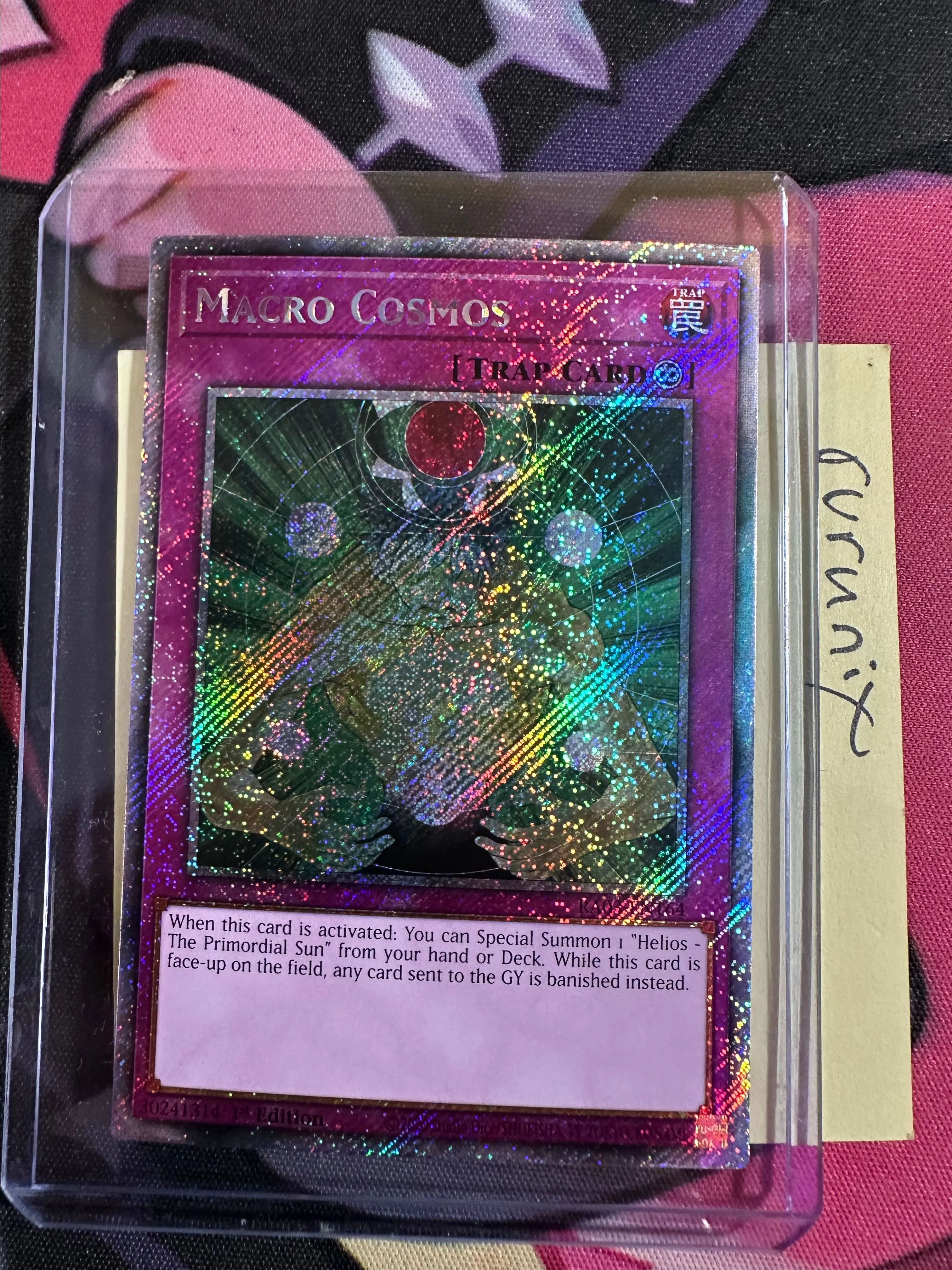 Yugioh Macro Cosmos (Platinum Secret Rare) RA03-EN164 - Quarter Century  Bonanza  Whatnot: Shop, Sell, Connect