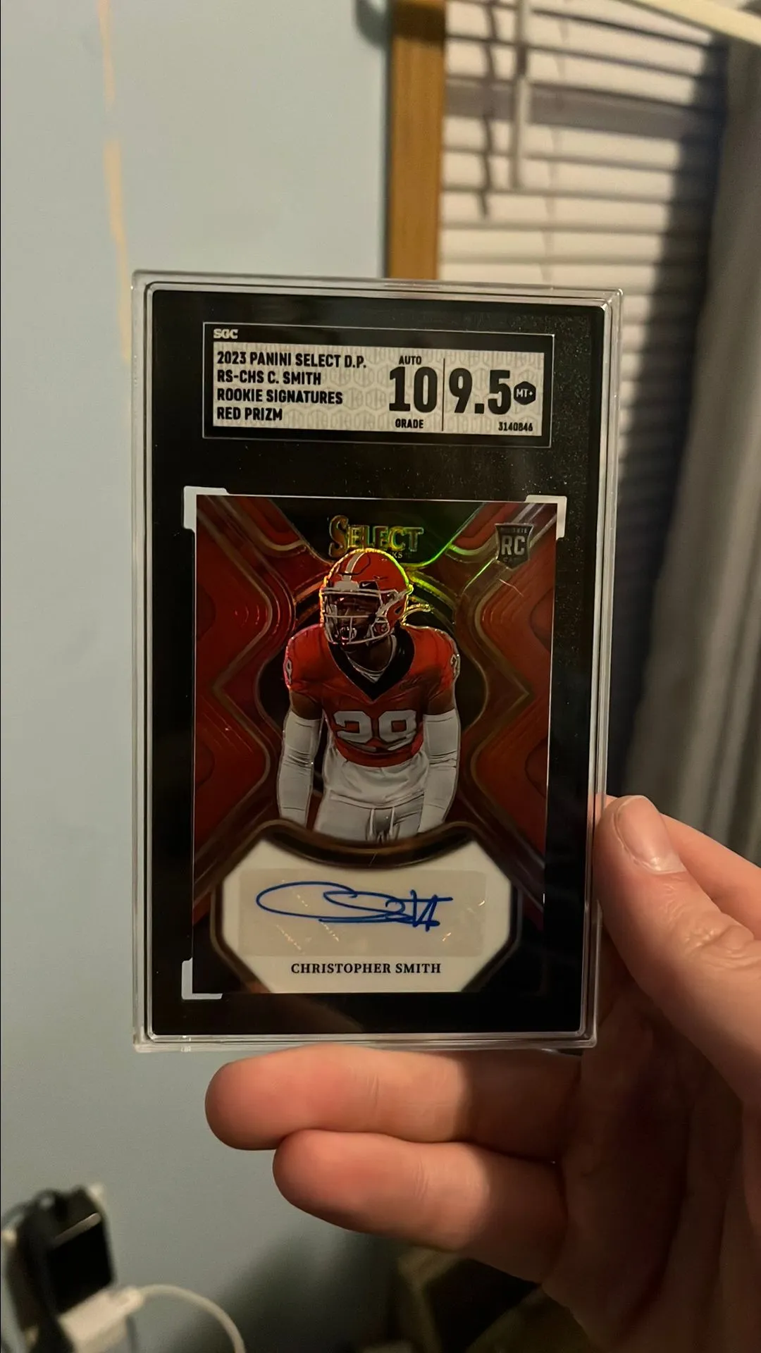 Product image for Christopher Smith Rookie Auto Graded