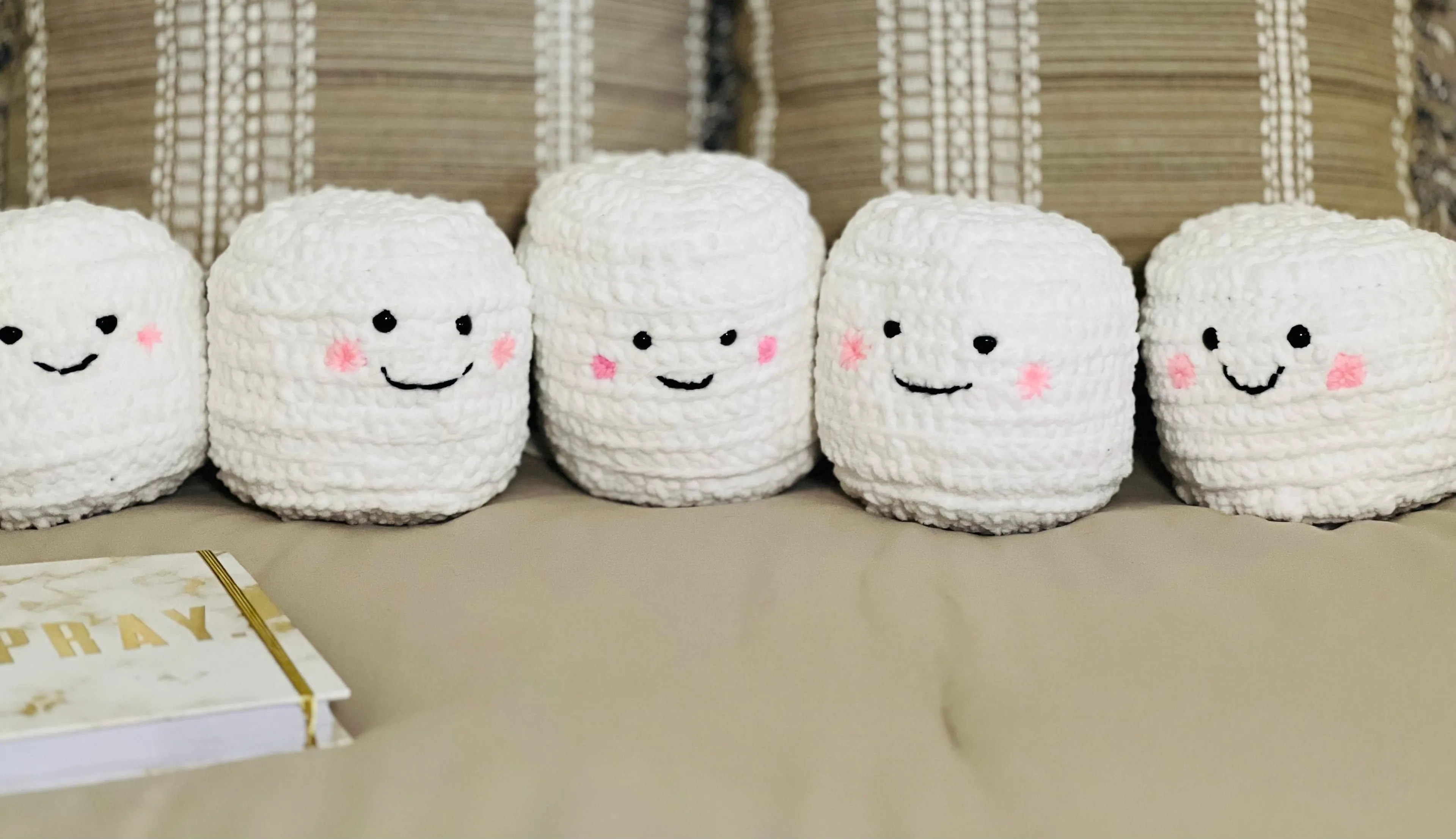 Product image for Crochet marshmallows plushy