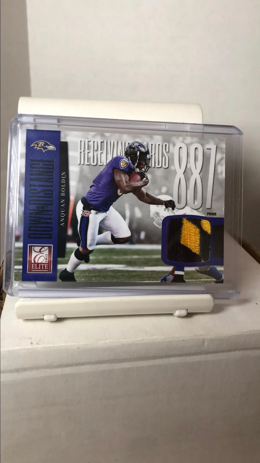 Product image for Anquan Boldin 2012 Elite Down and Distance Game Used Patch /25