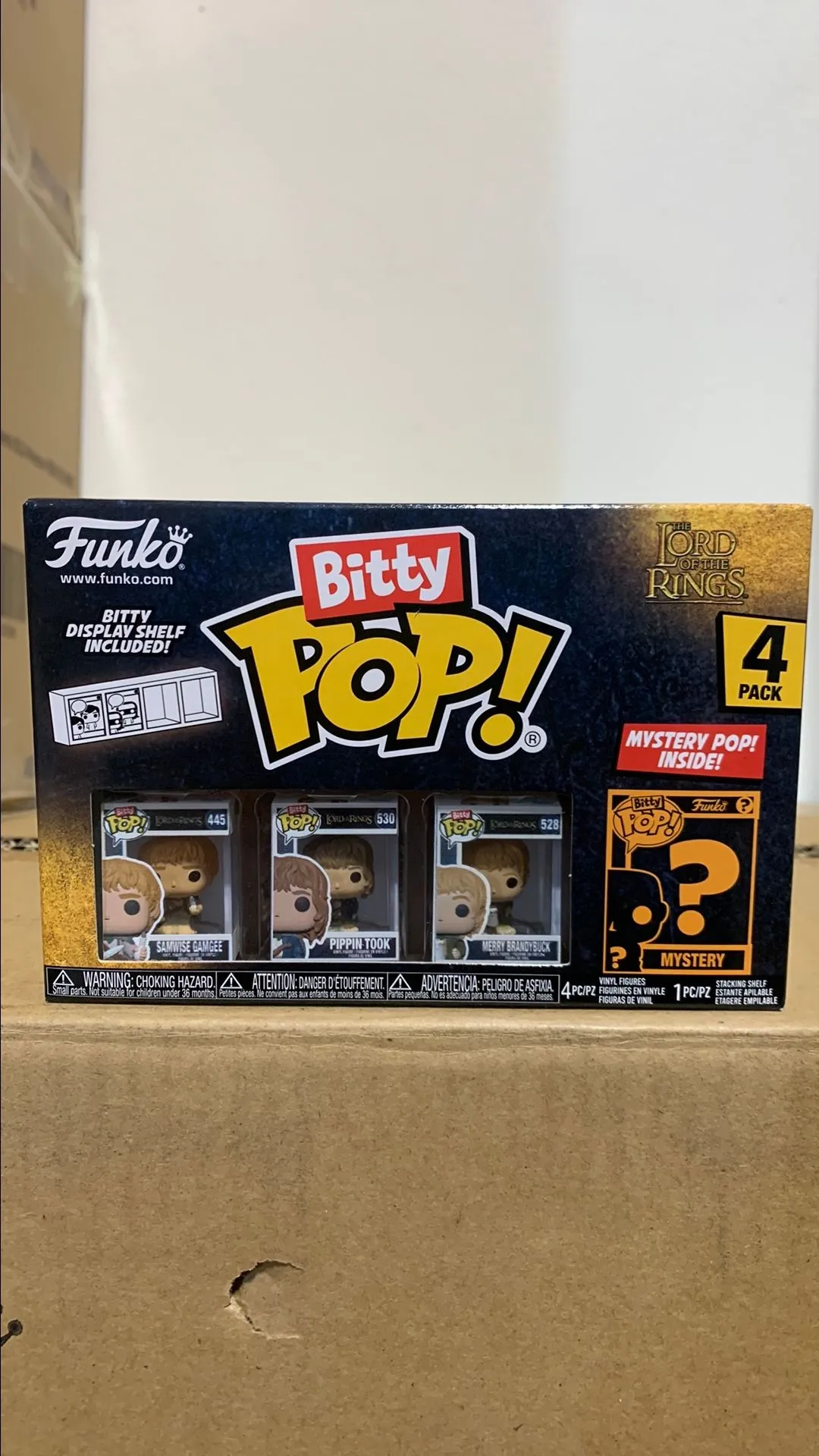 Product image for Bitty Pop! TLOTR Samwise Gamgee 4 Pack