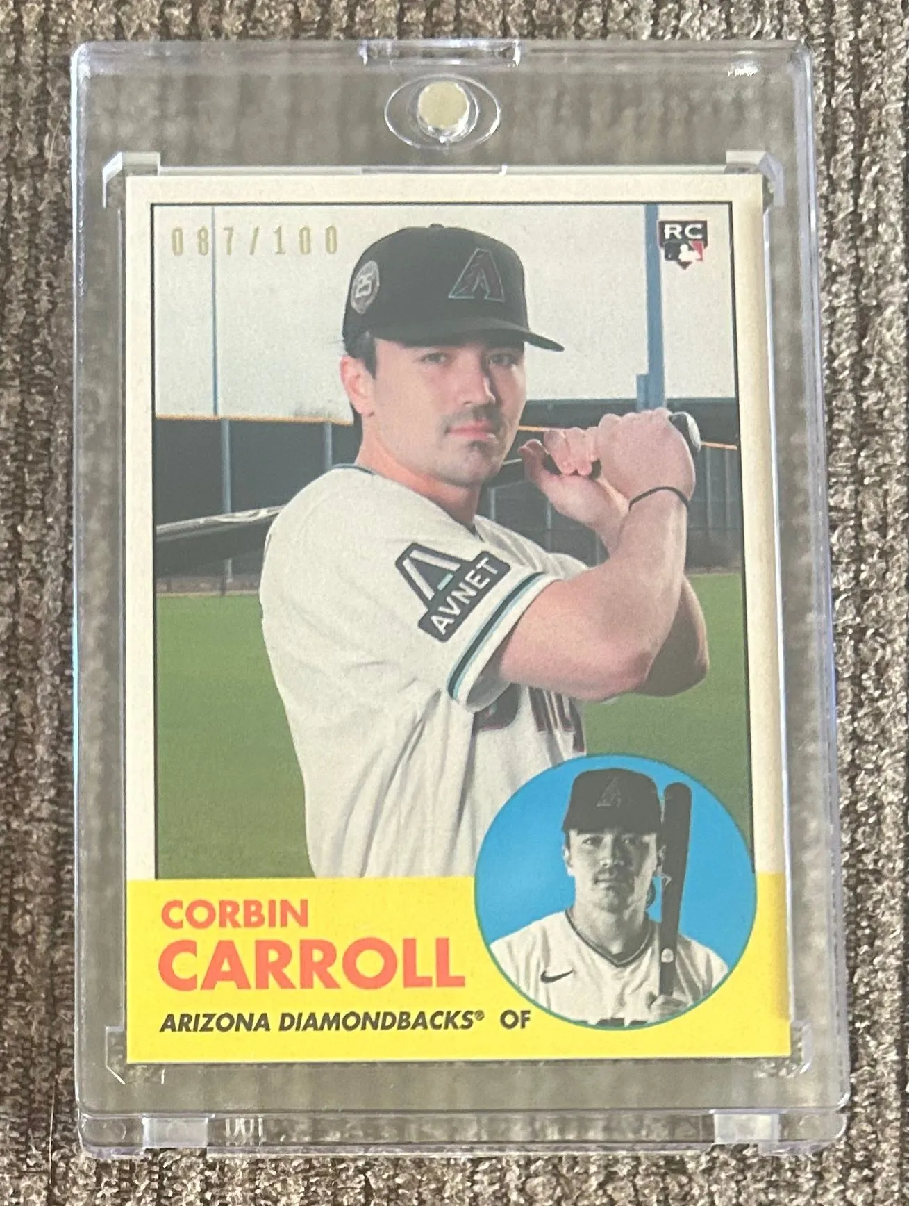 Product image for Corbin Carroll 2023 Topps Transcendent #CC-1963 VIP RC  /100