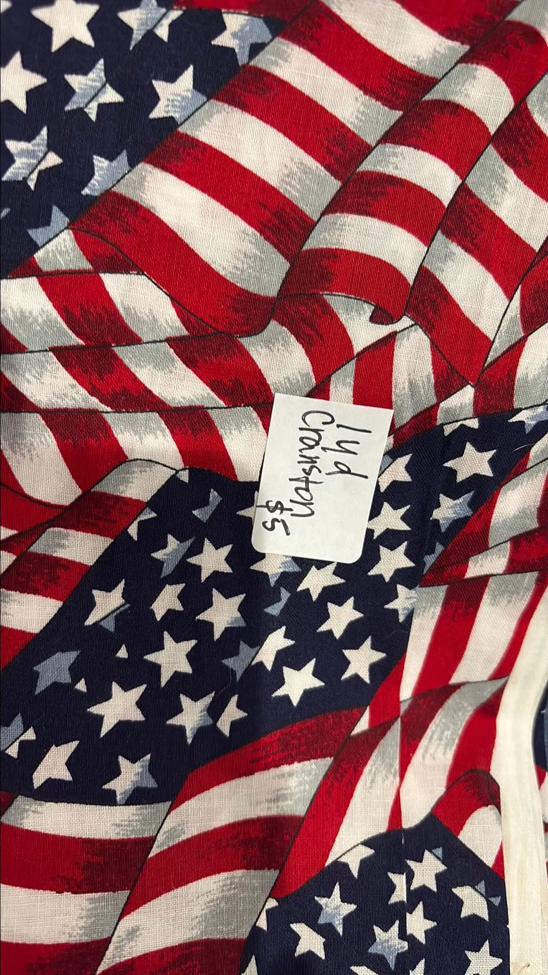 Product image for American Flag Vintage Cranston Fabric
