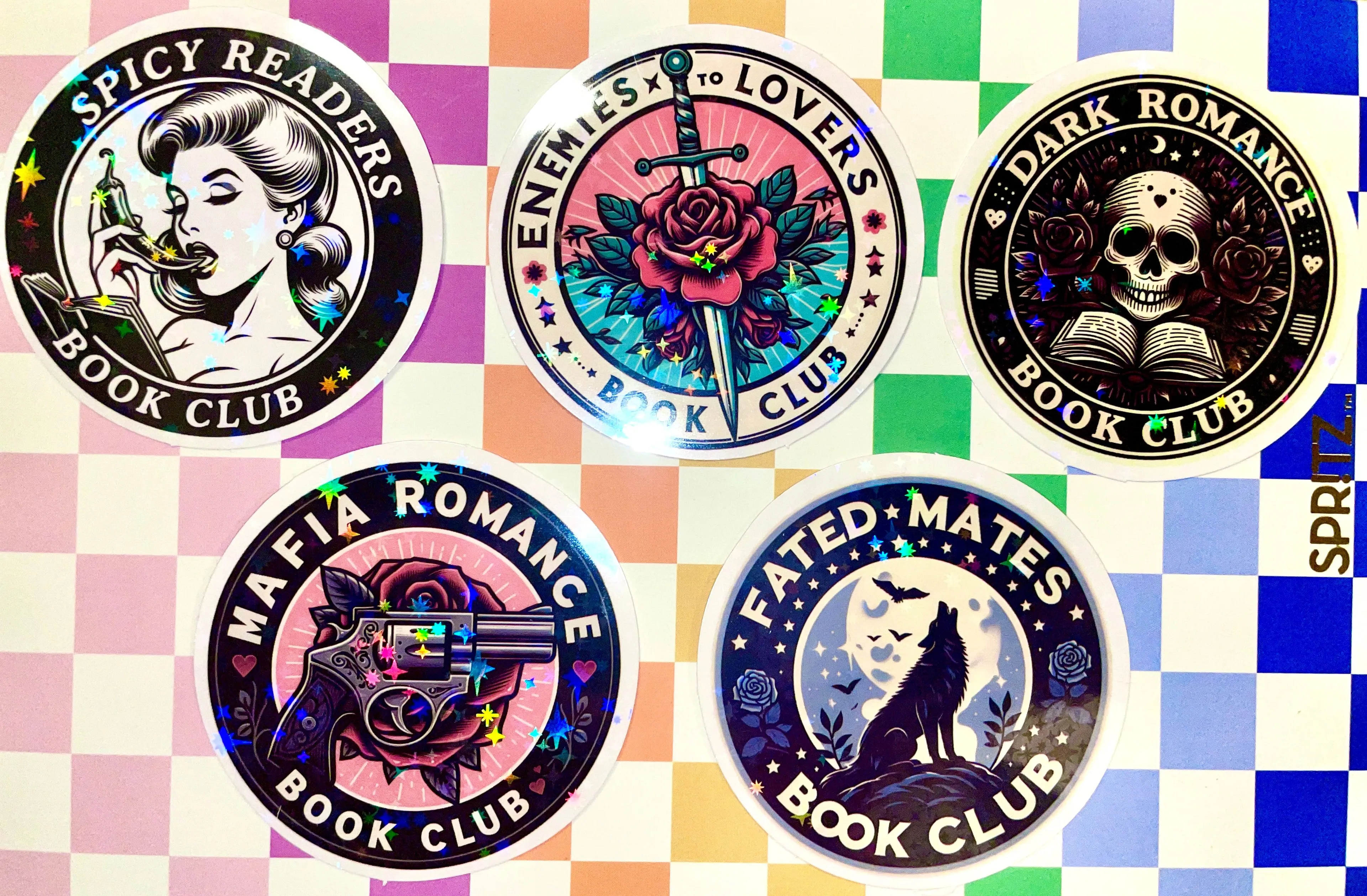 Product image for BOOK CLUB BOOK TROPES STICKER SET