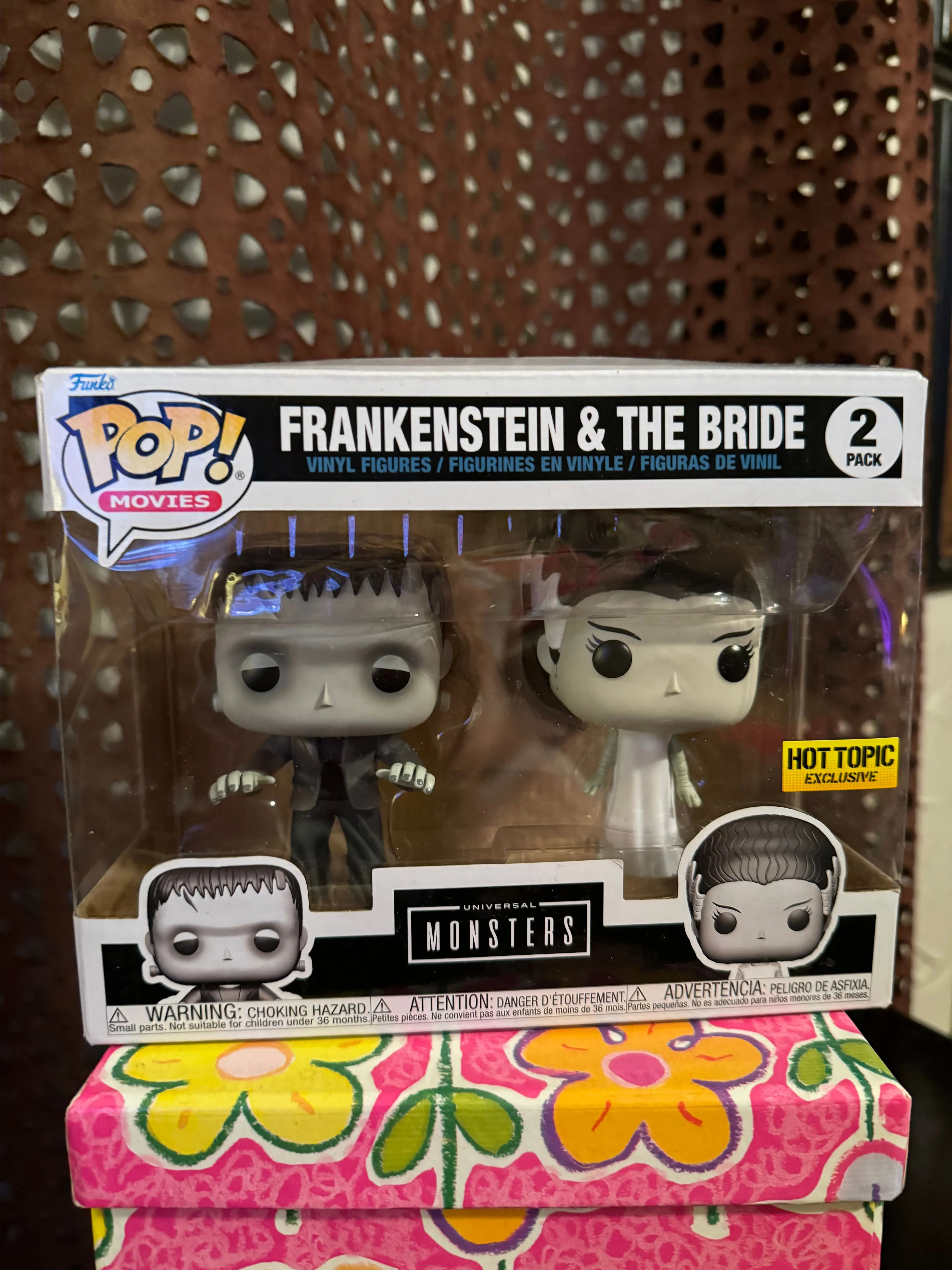 Product image for Funko Pop! Universal Monsters: Frankenstein and The Bride 2 Pack