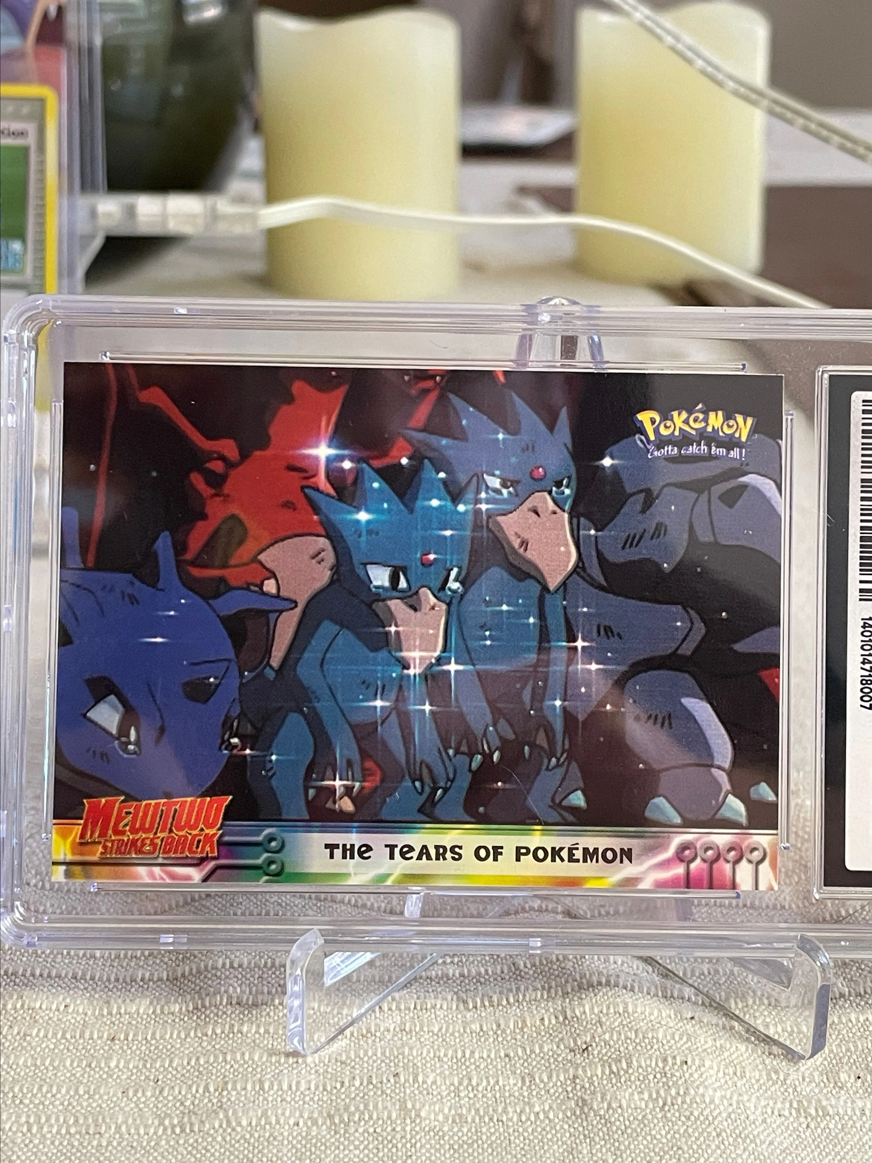 Product image for Pokémon TCG The Tears of Pokemon Pokemon Topps Mewtwo Strikes Back 37 CGC 8.5