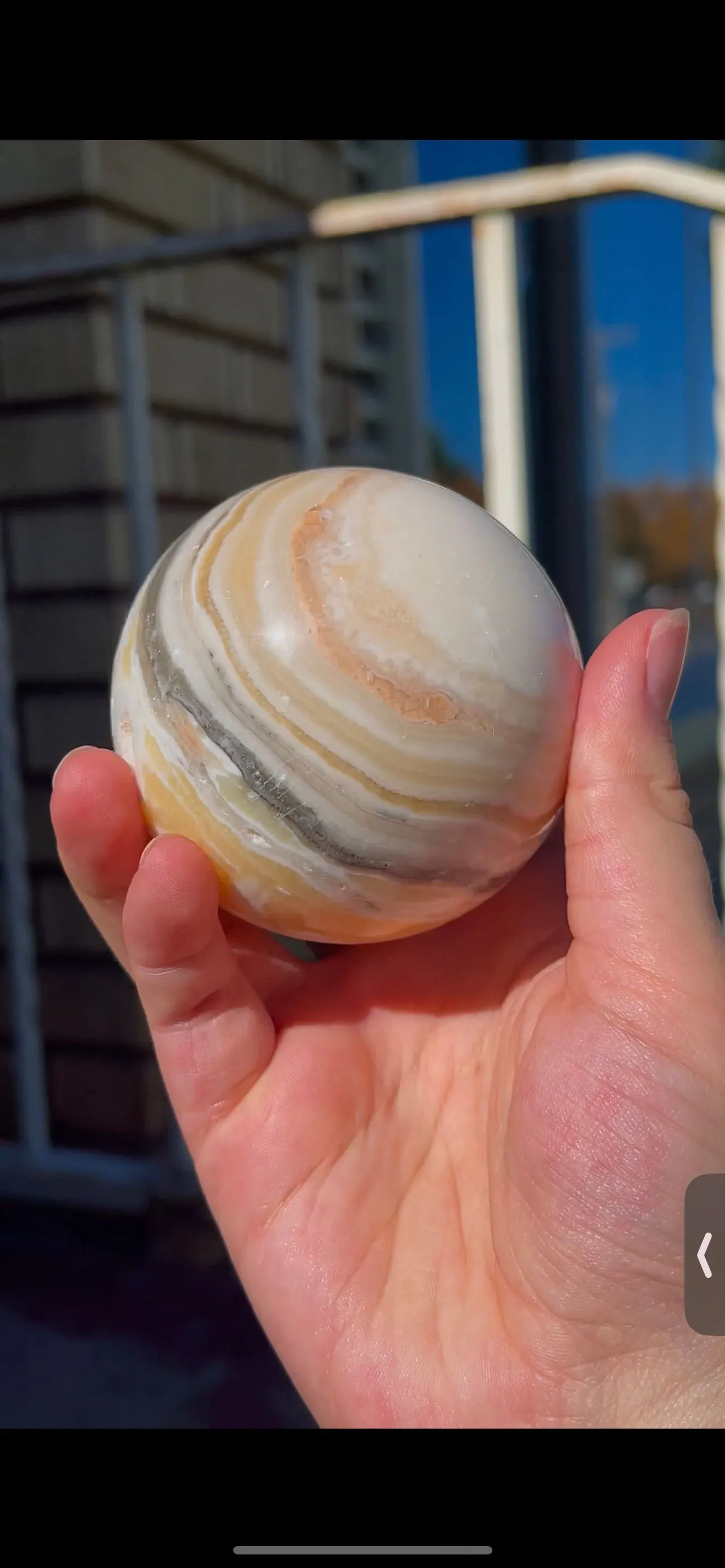 Product image for Large Yellow Calcite Sphere