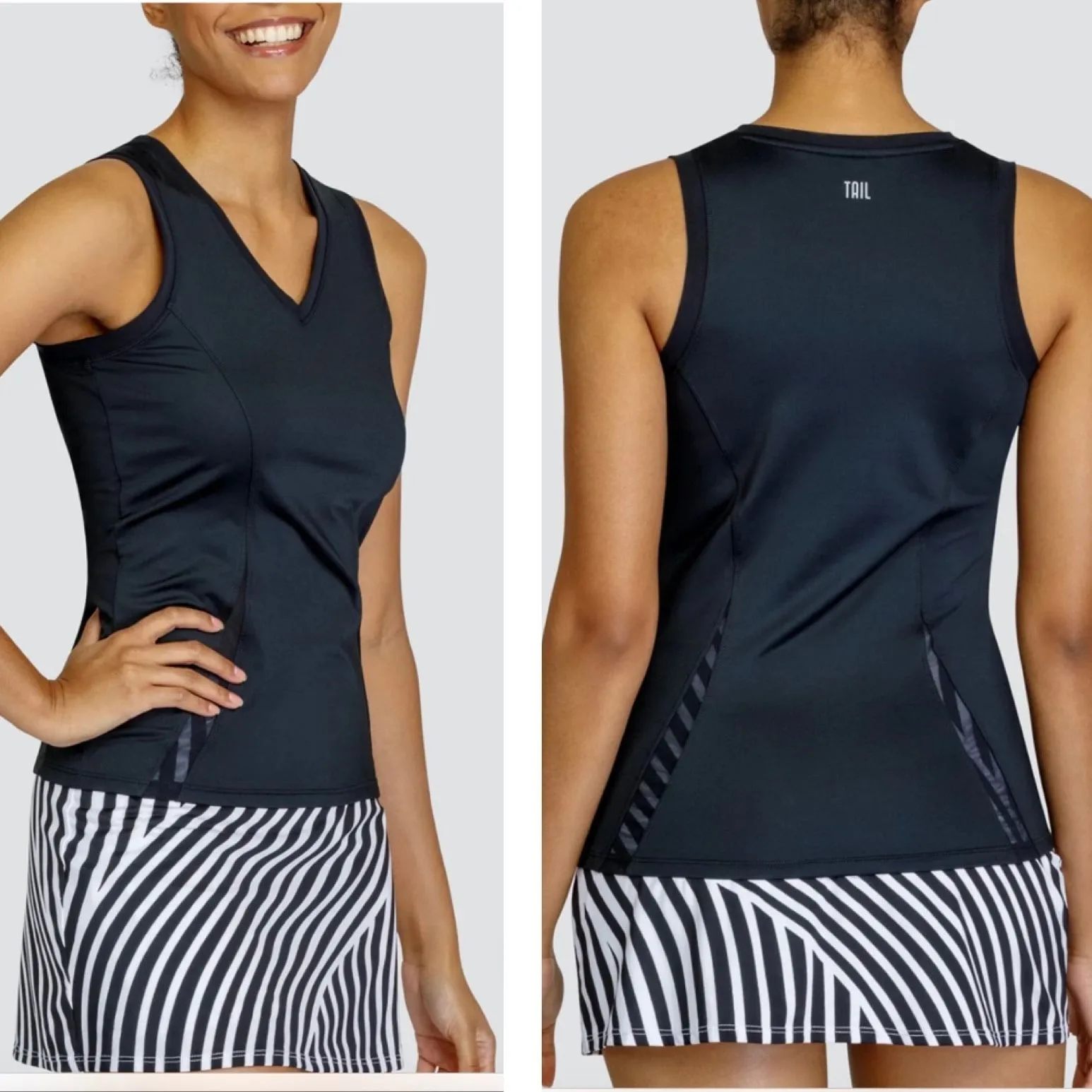Product image for EUC TAIL Luella Tank - Onyx Black: size L MSPR $76