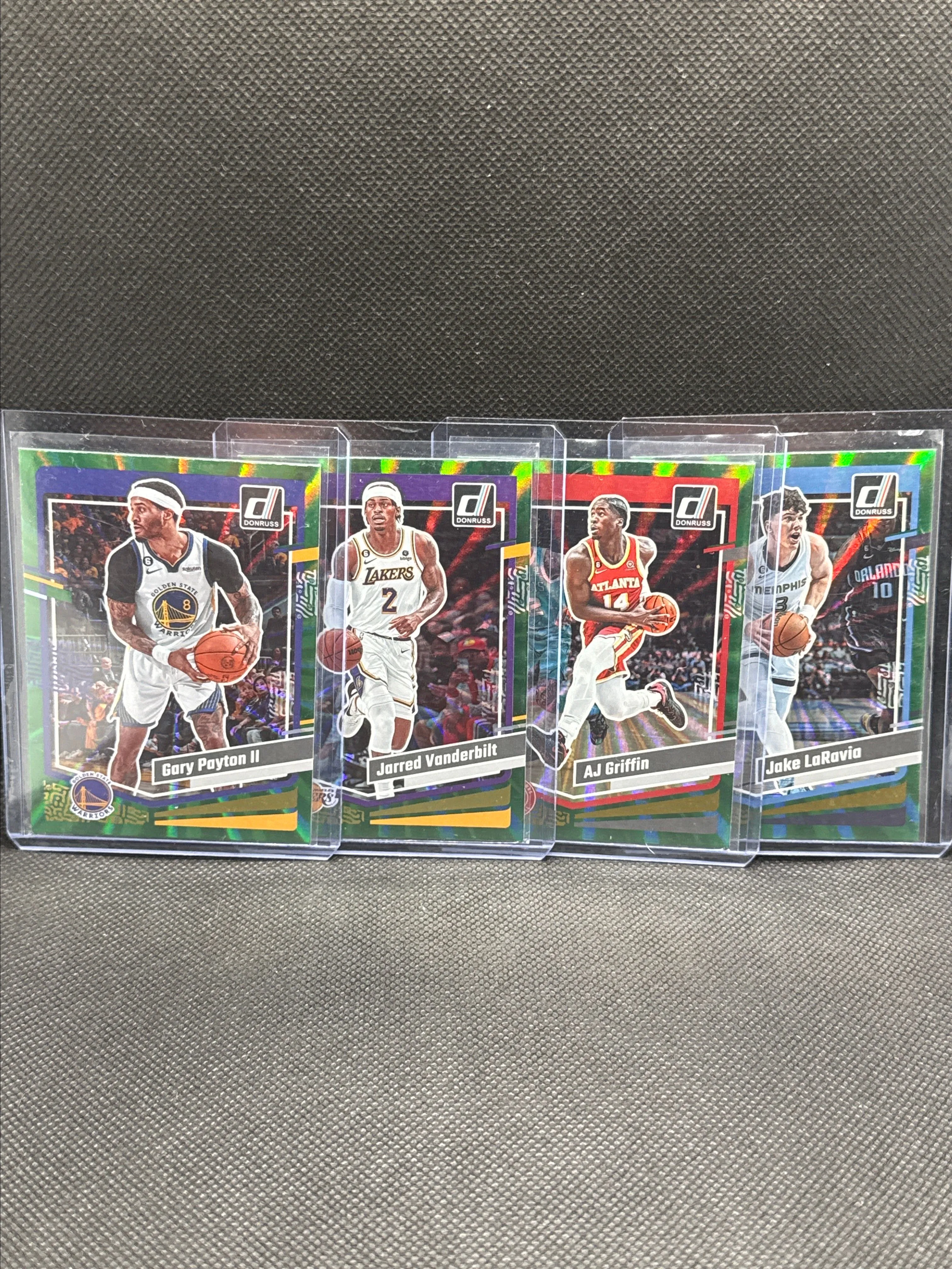 Product image for 2023-24 Green Laser Lot (Payton, LaRavia, Griffin, Vanderbilt)