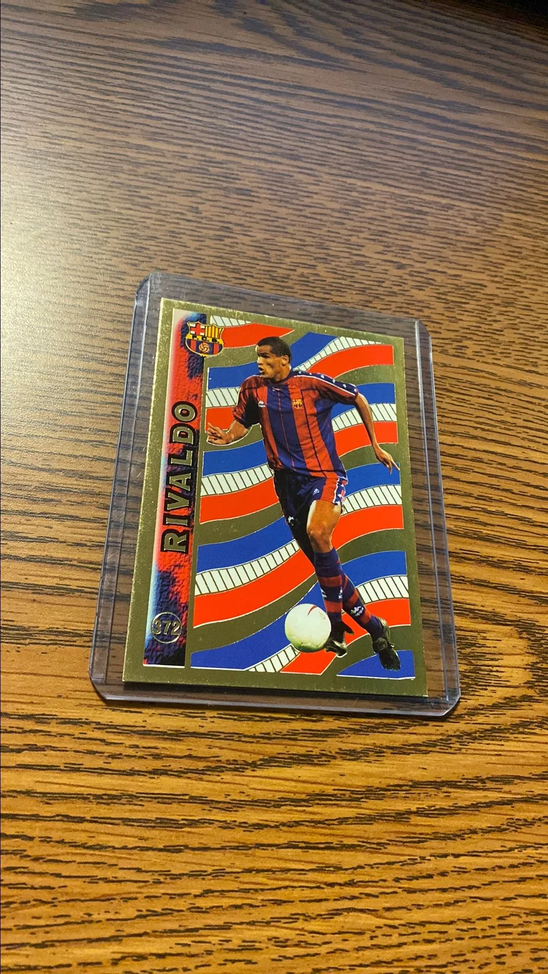 Product image for Rivaldo Refractor 1998-99 El Mejor Barcelona Brazil