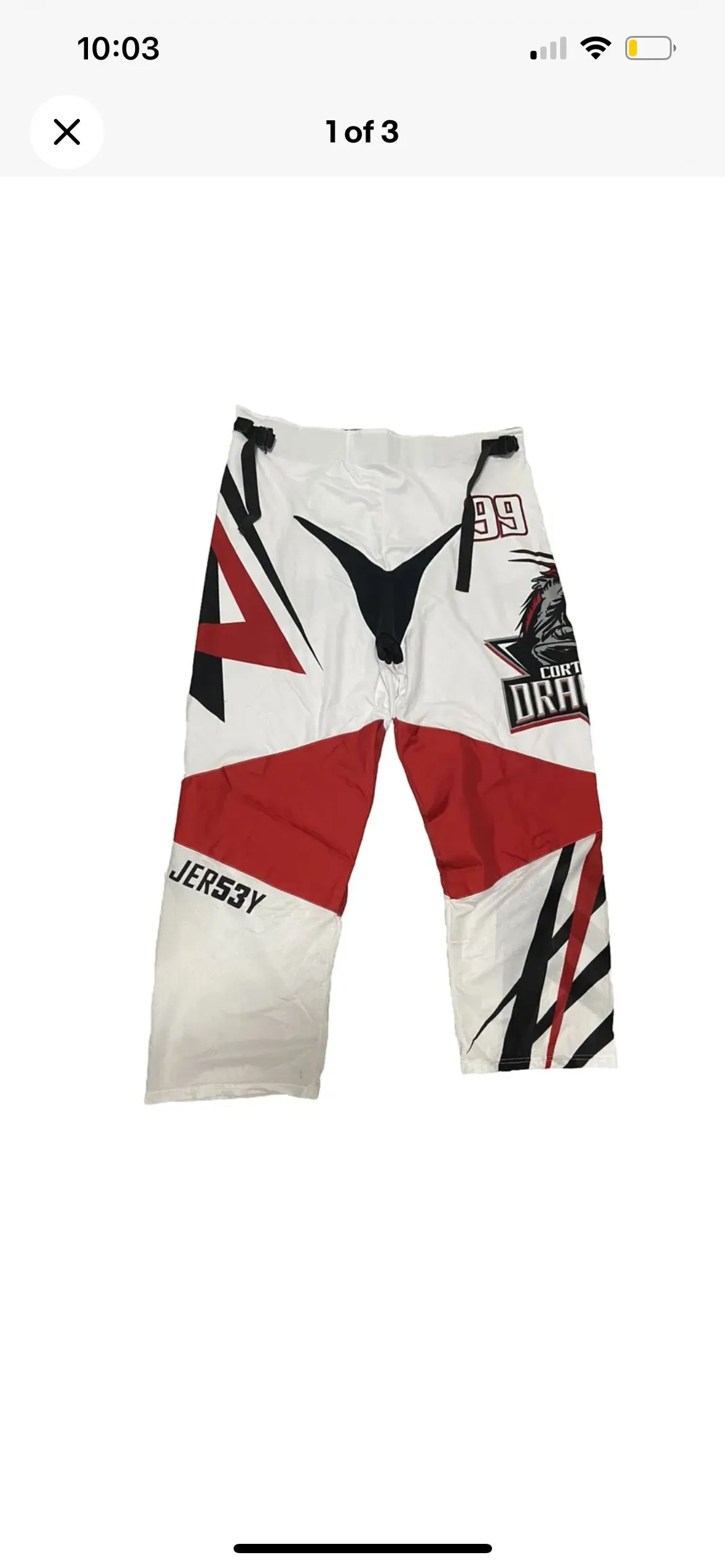 Product image for Cortland Dragons Jersey Pants Size XL