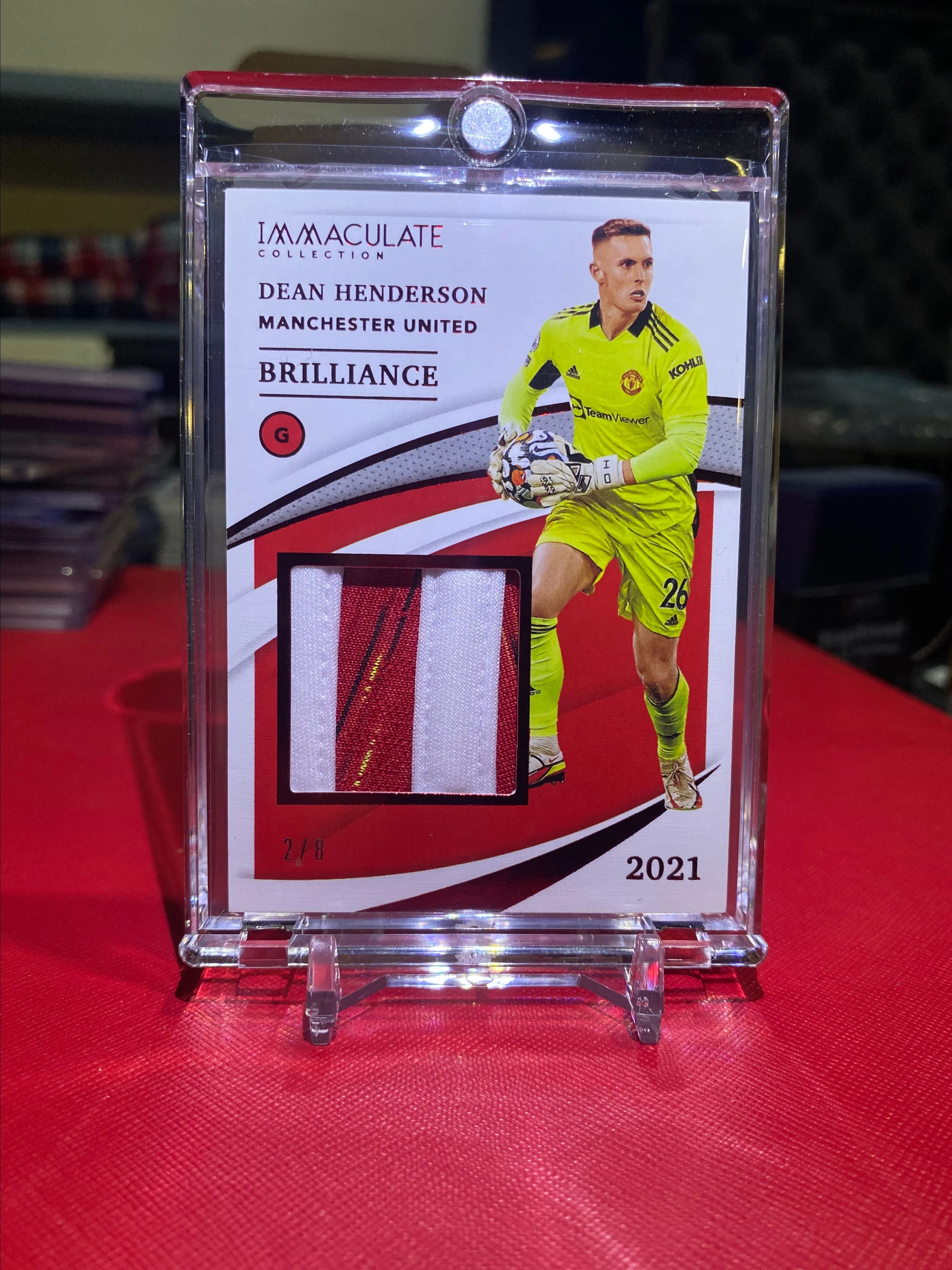 Product image for Dean Henderson Brilliance /8 2021 Panini - Immaculate Collection Soccer