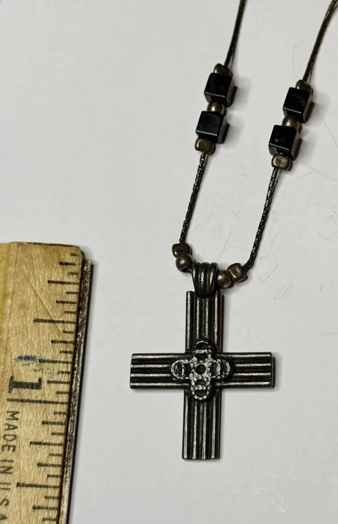 Product image for Silpada Sterling Silver Cross w Black Onyx