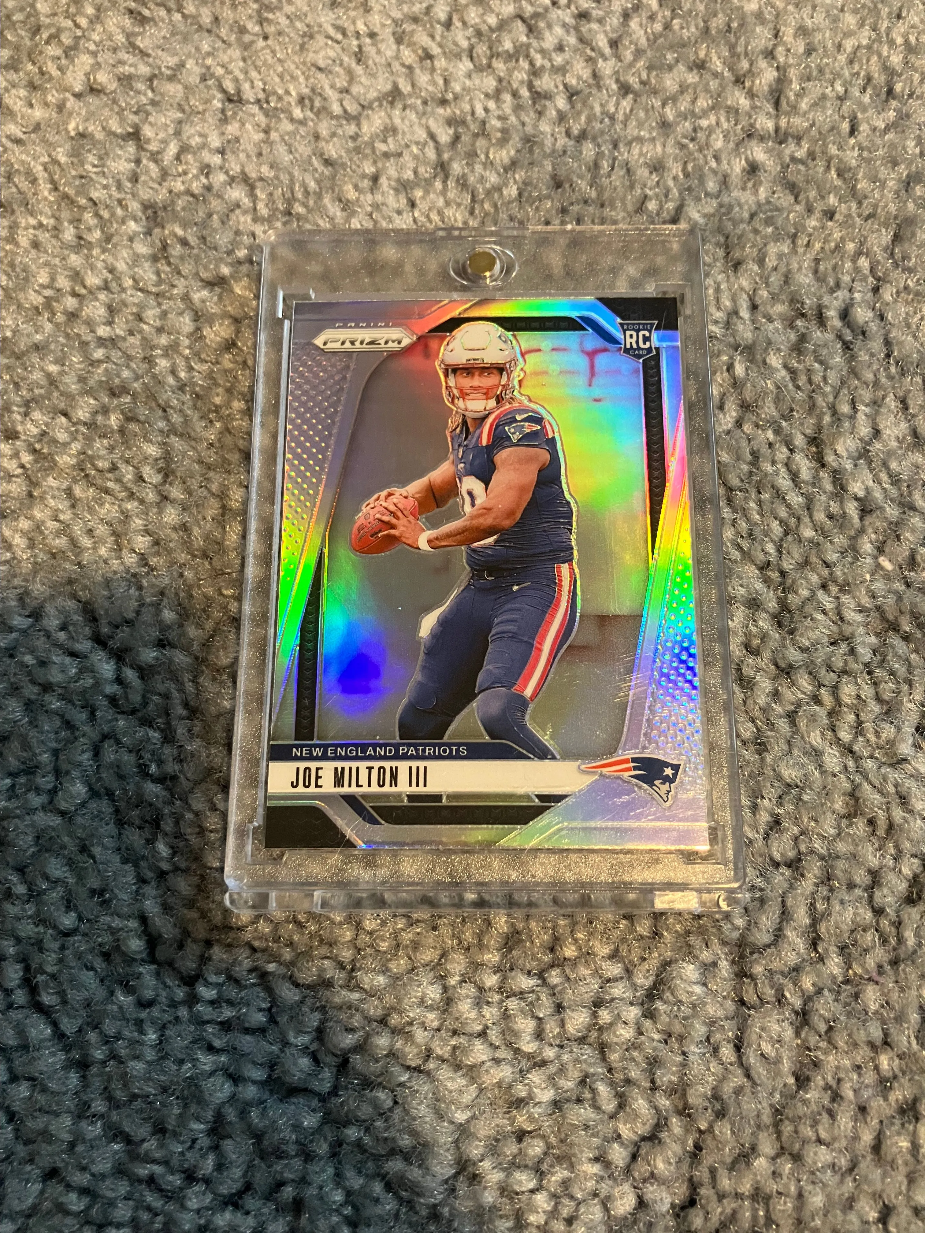 Product image for joe milton prizm silver rookie