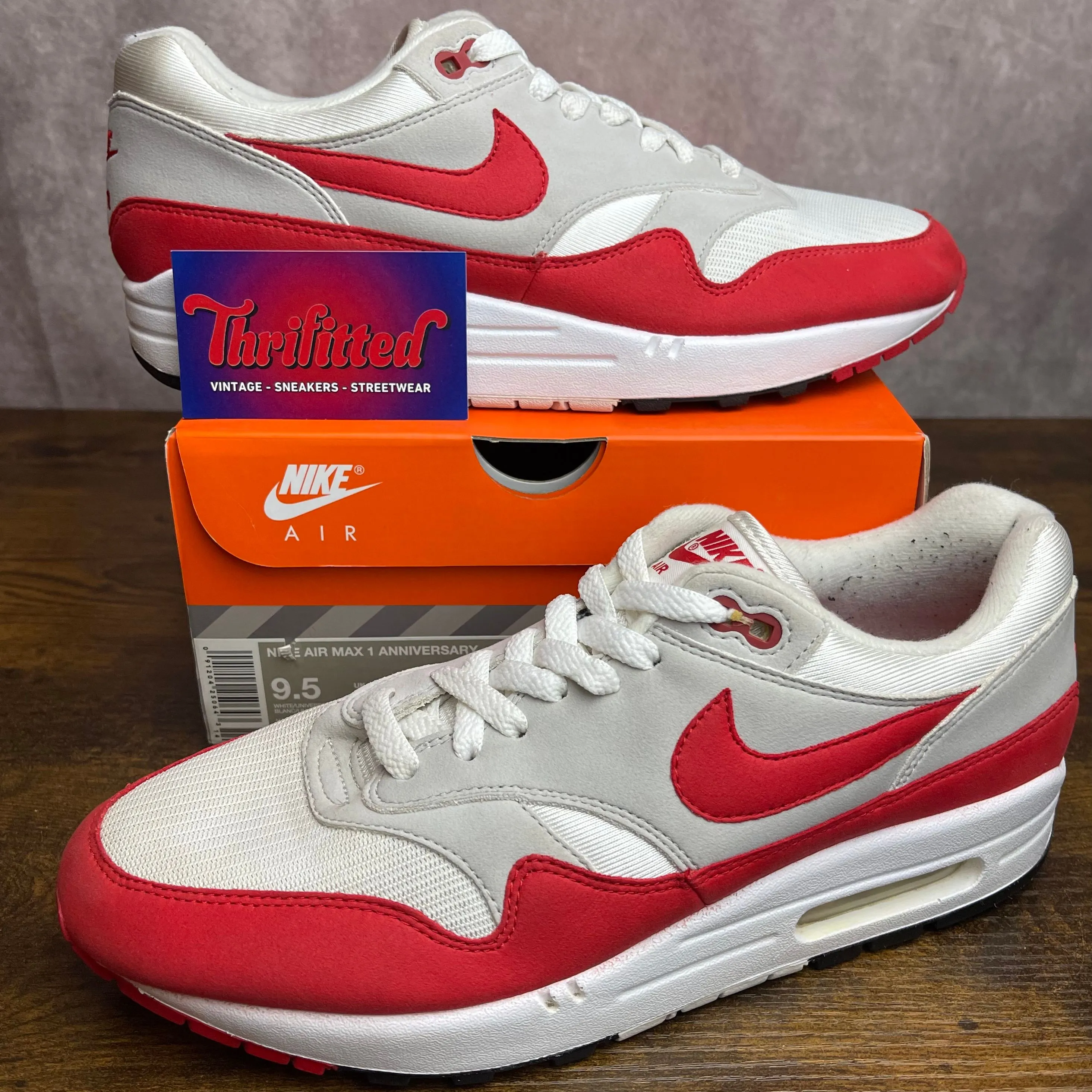nike air max 1 anniversary og red