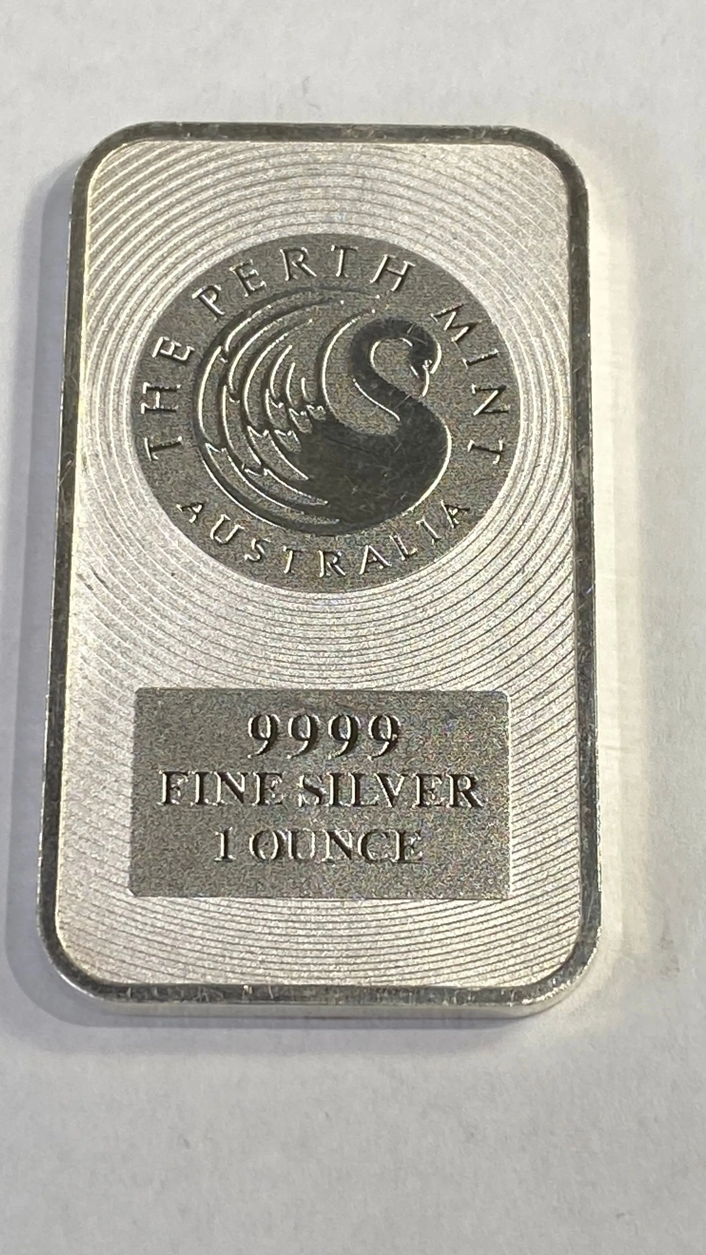 Product image for 1 Oz 0.9999 Silver Rectangle Australian Kangaroo by Perth Mint