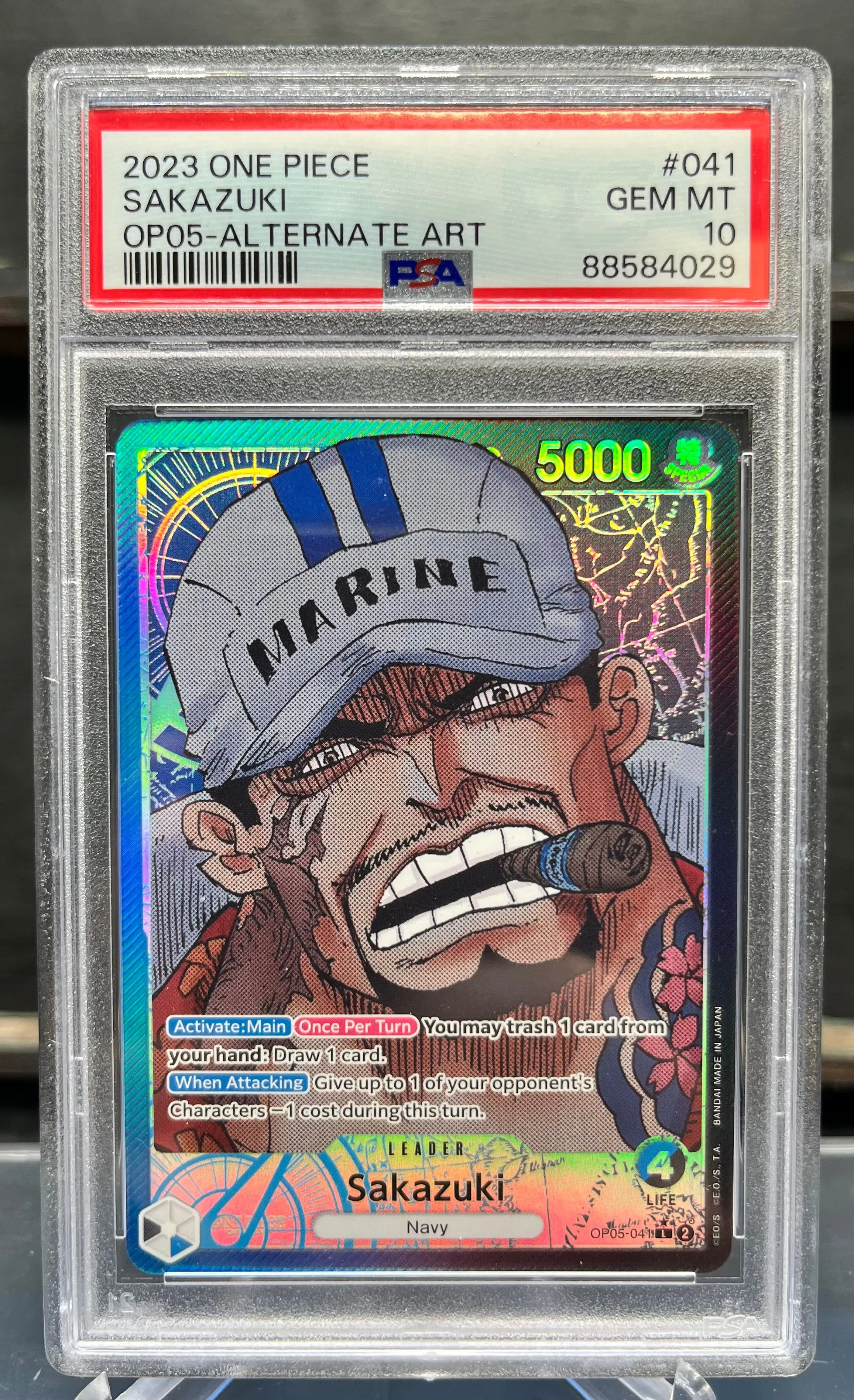 Product image for Sakazuki 2023 One Piece Alternate Art PSA 10