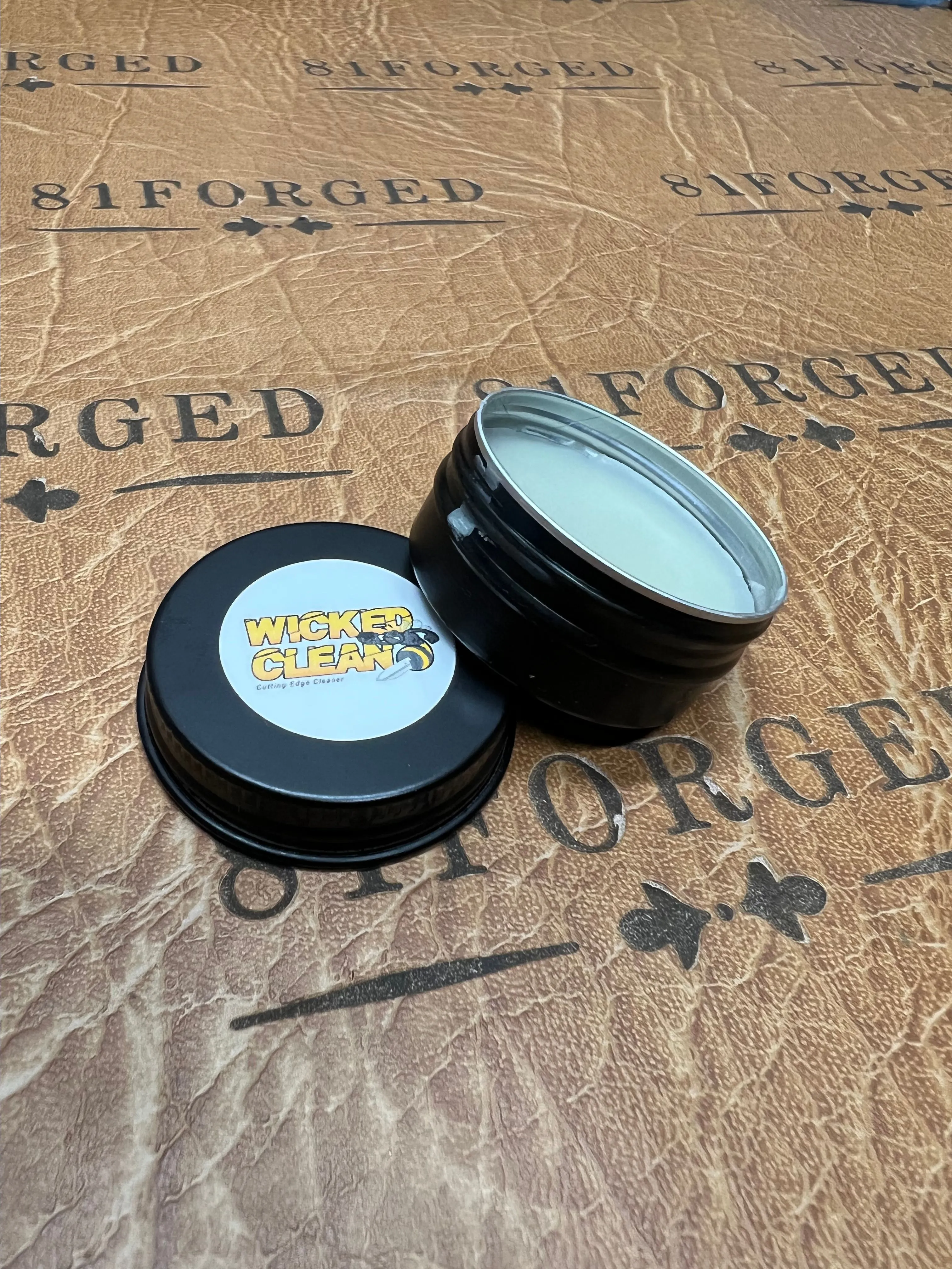 Product image for .5oz Wicked Clean tin knife cleaner