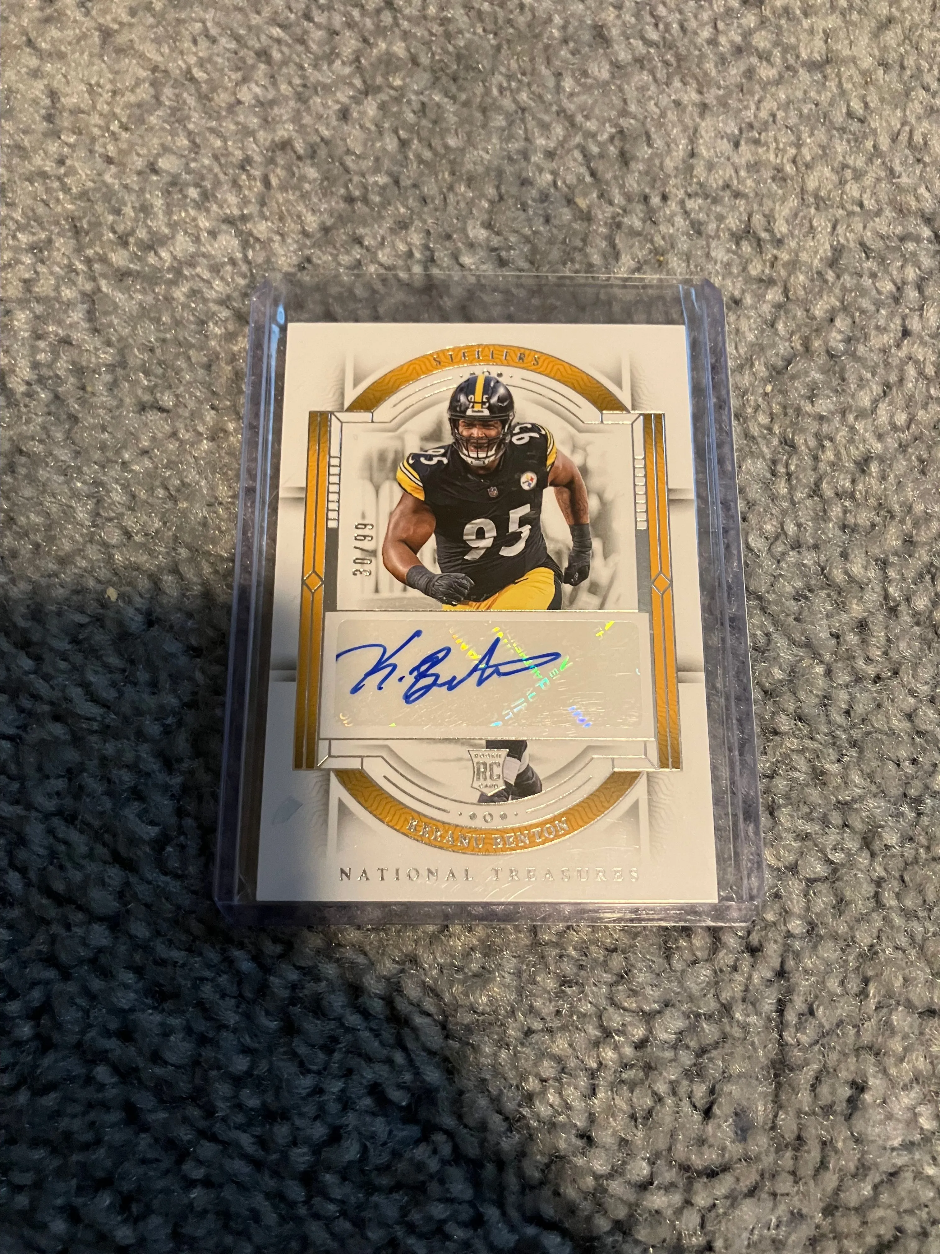 Product image for keeanu benton steelers nt auto /99