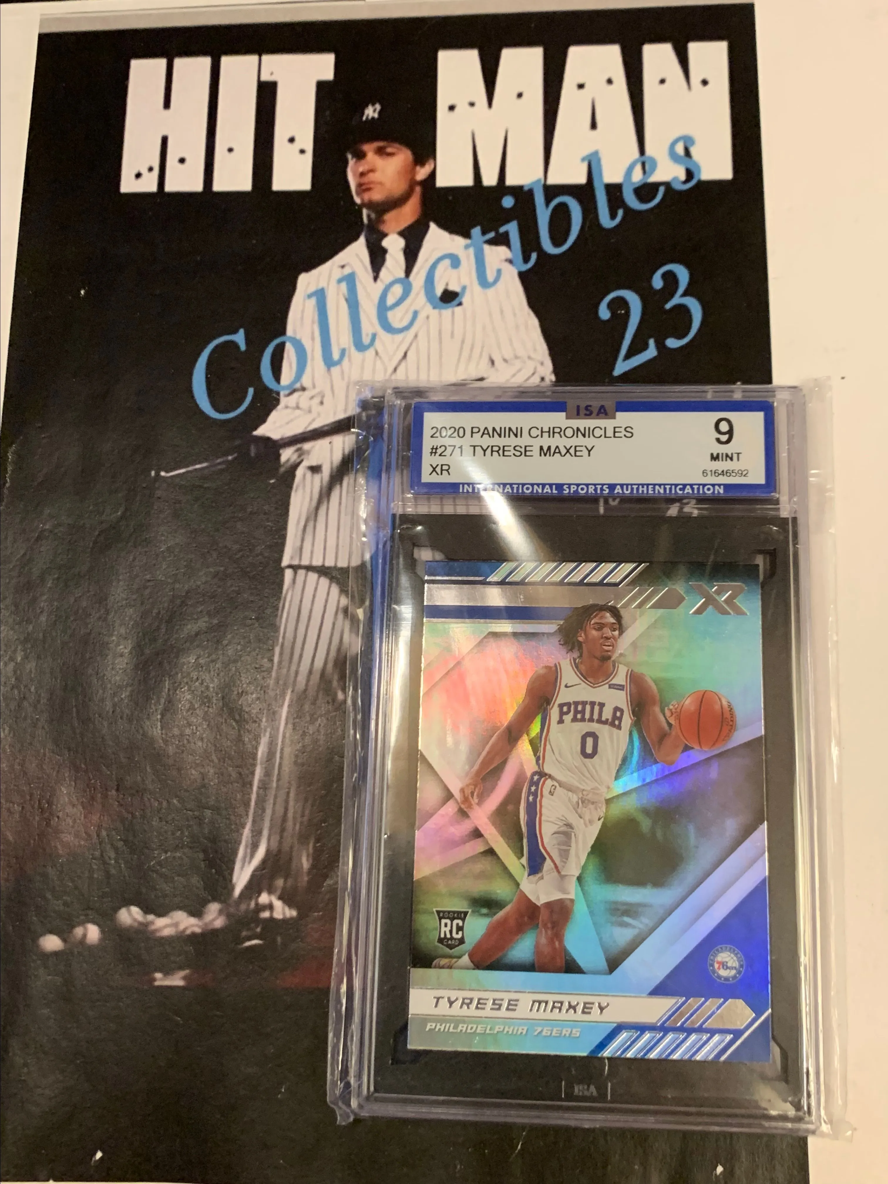 Product image for NBA - SLAB - 2020-21 Chronicles XR Tyrese Maxey RC ISA 9