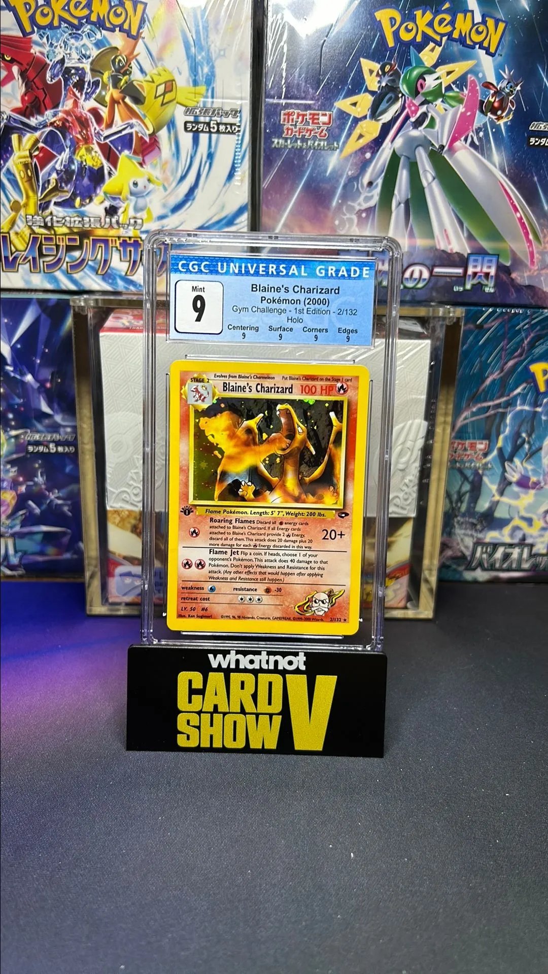 Product image for 1st Ed Blaine's Charizard from Gym Challenge