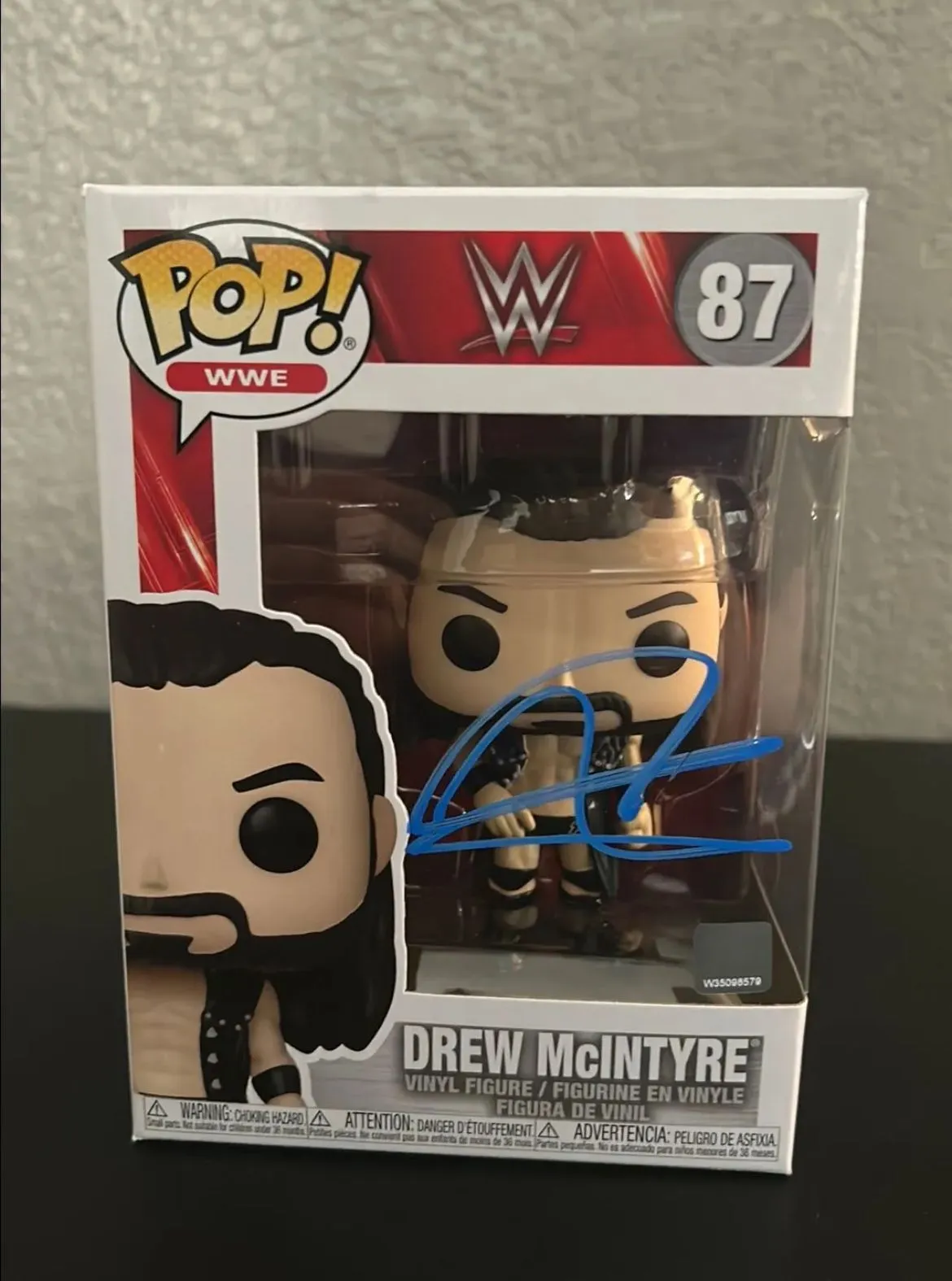 Product image for Drew Mcintyre Autographed Funko