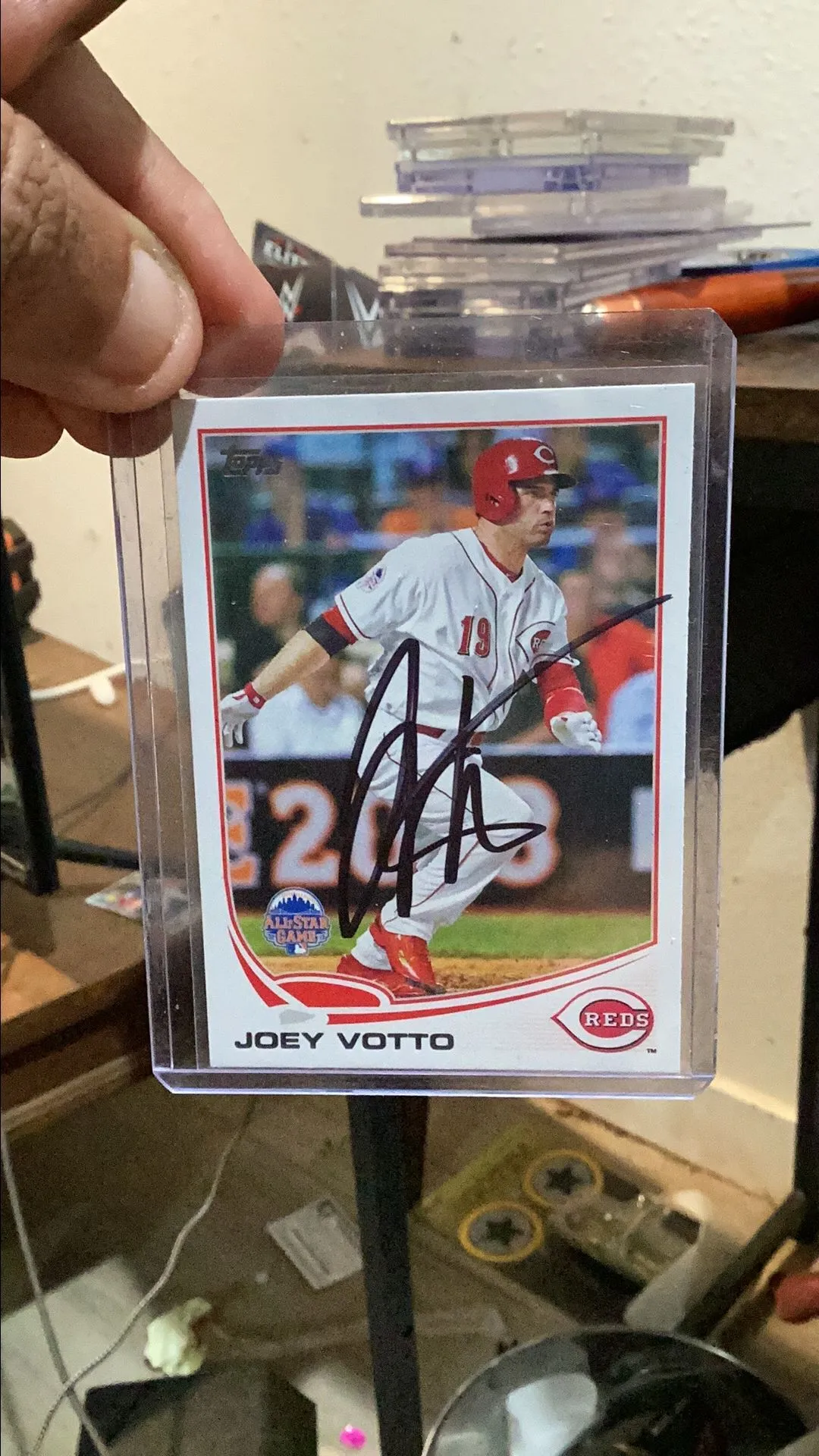 Product image for 2013 topps updateJoey Votto in person auto