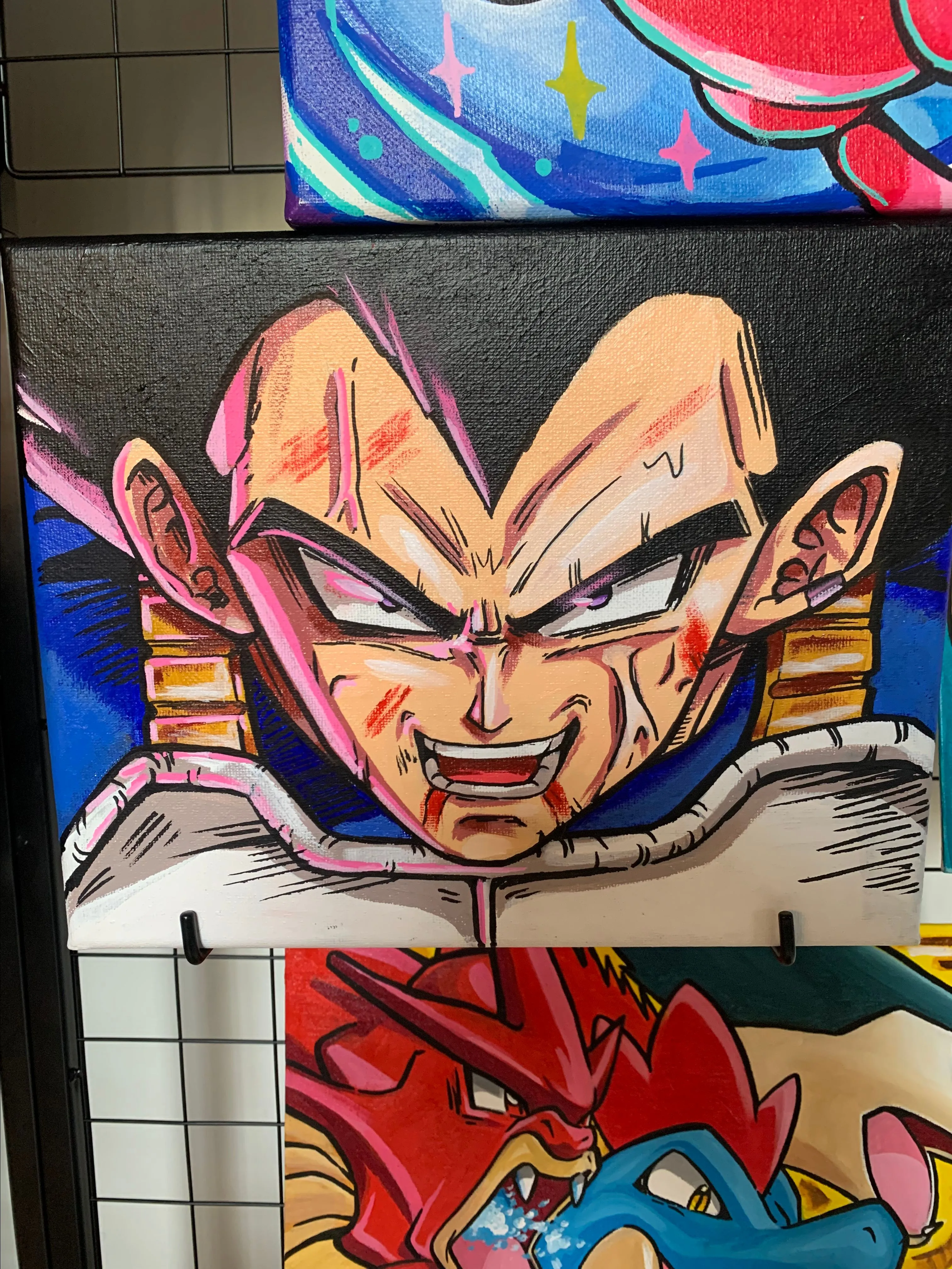 Product image for Vegeta acrylic painting