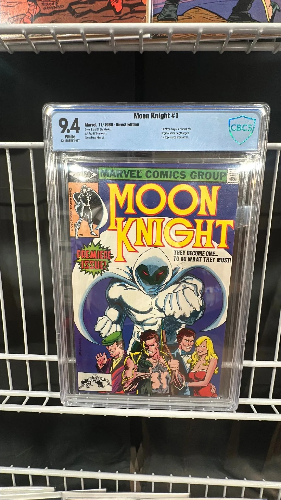 Product image for Moon Knight # 1 (1980) CBCS 9.4