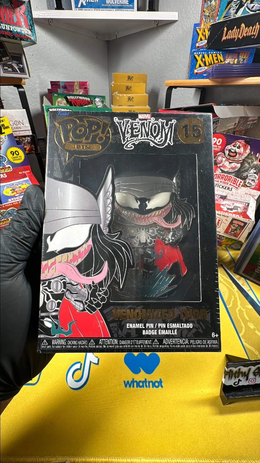 Product image for Marvel Funko Pin Venomized Thor