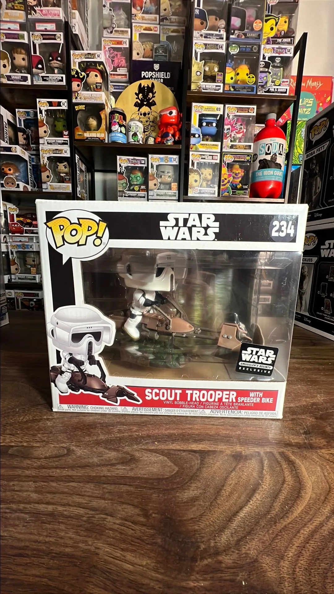Product image for Scout Trioper with Soeeder Bike Star Wars Oversized