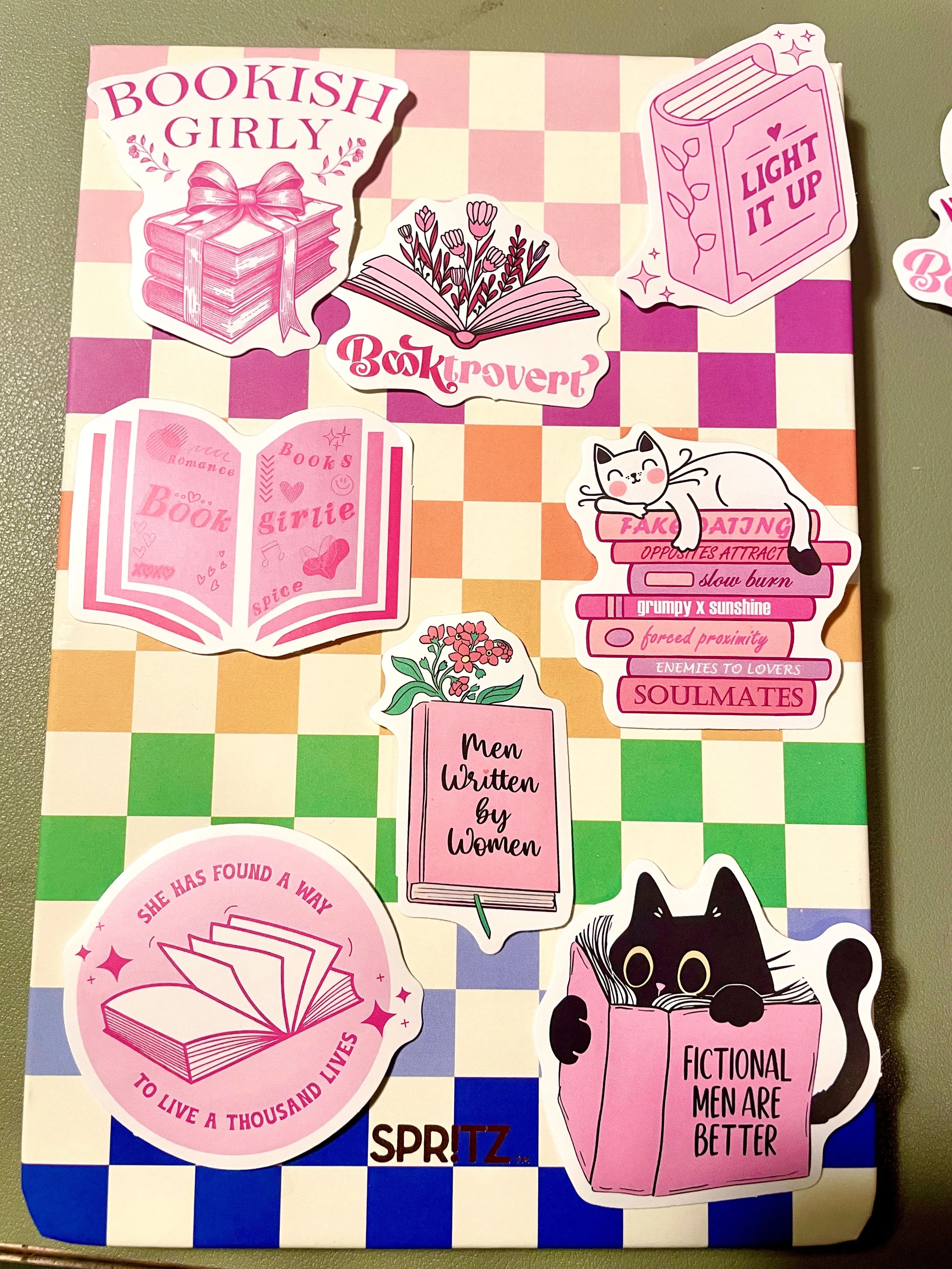 Product image for 10 for $7 - BOOKISH GIRLIES STICKERS
