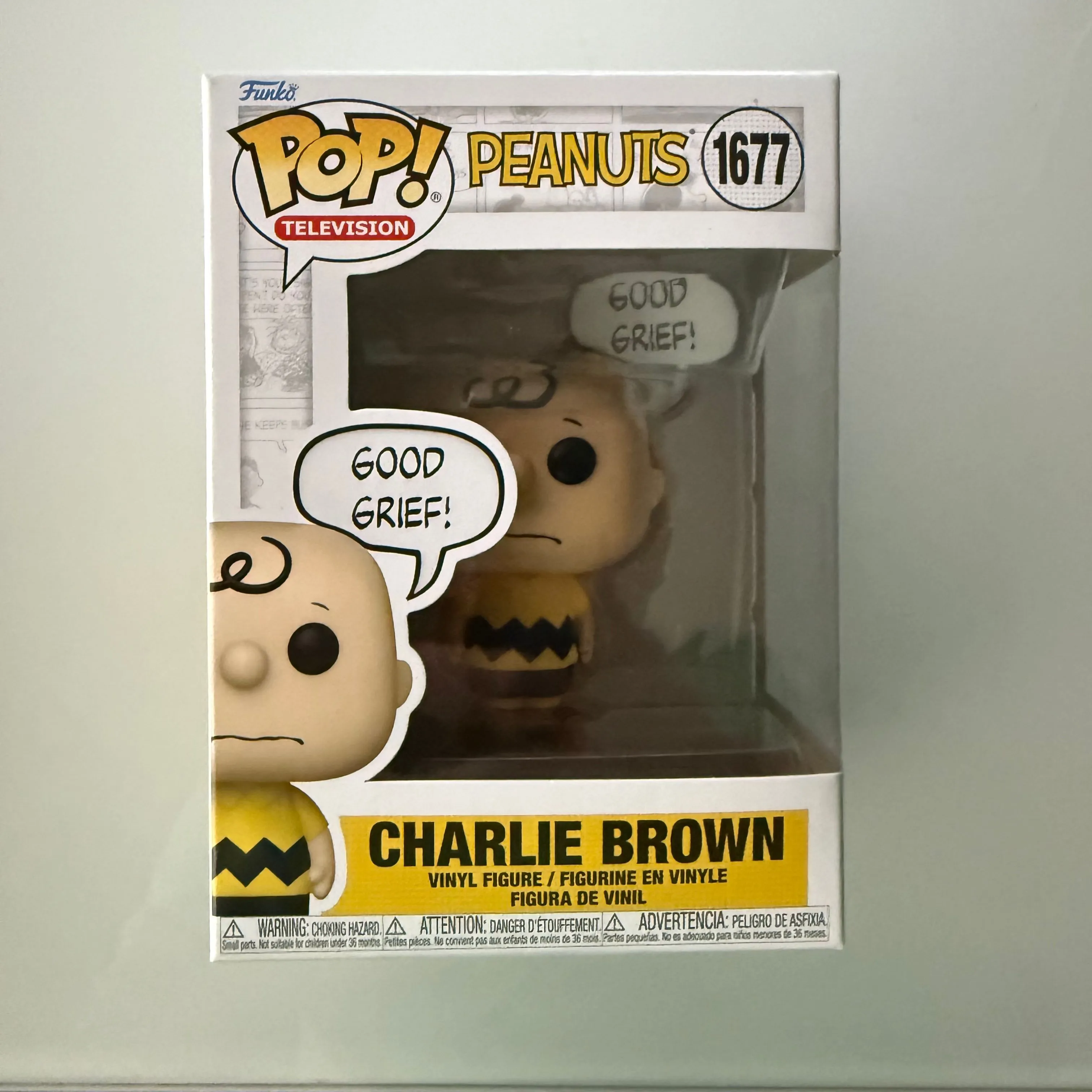 Product image for Funko Pop Charlie Brown good grief 1677 peanuts