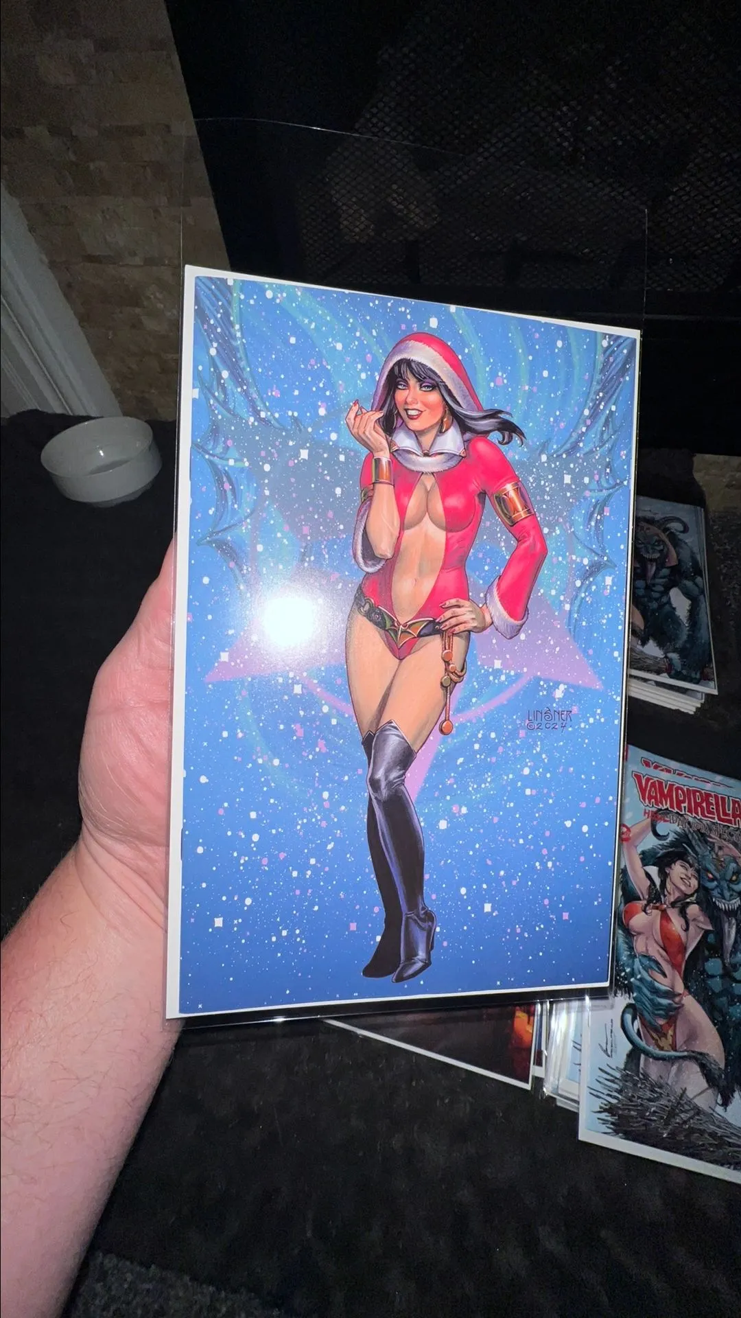 Product image for Vampirella Helliday holiday special 2024 retailer incentive ratio issue linzer