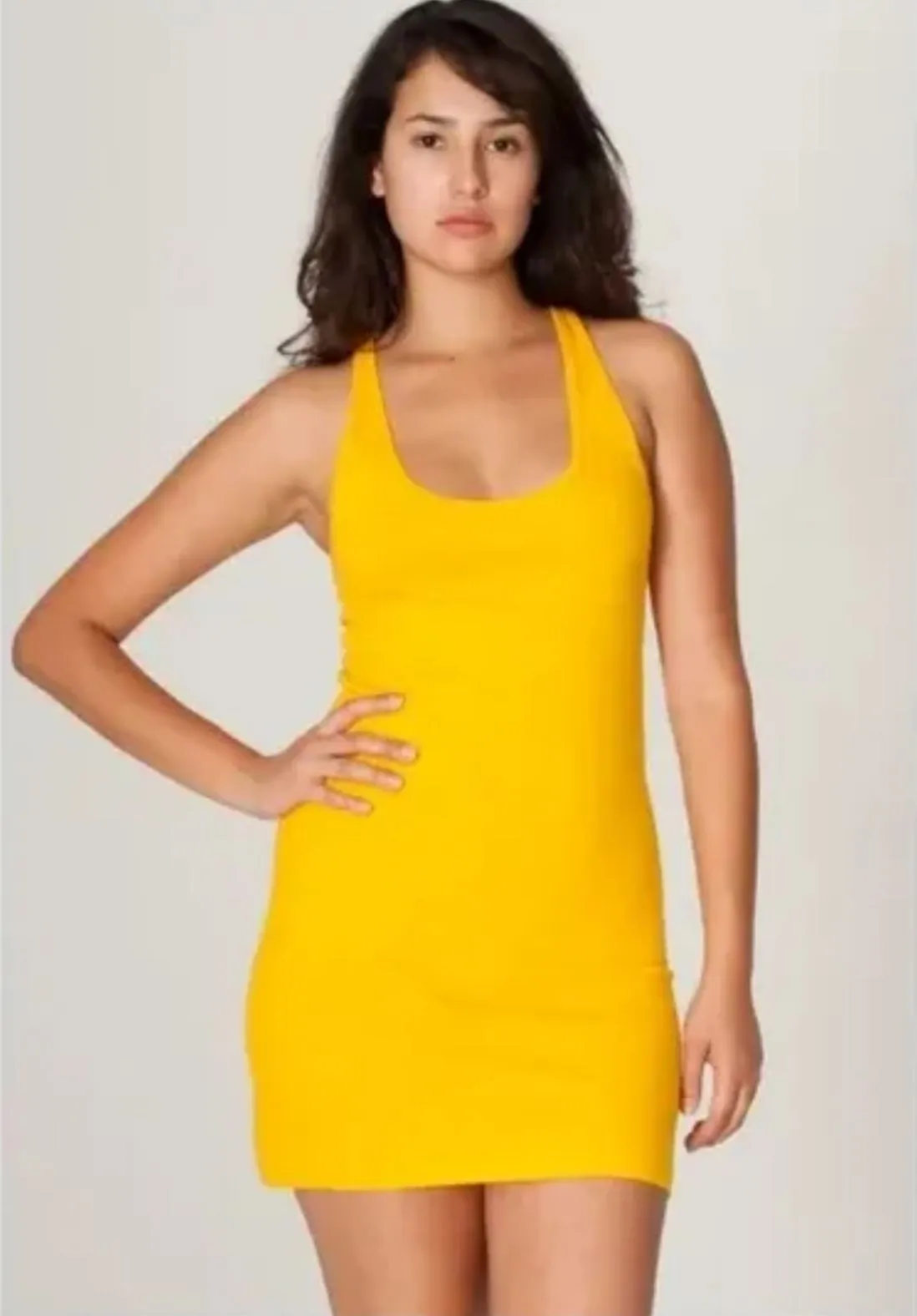 American apparel jersey sleeveless racer back dress9