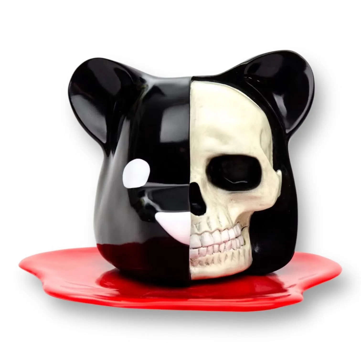 Product image for Dissected Bear Head (Black & Bone) by Luke Chueh