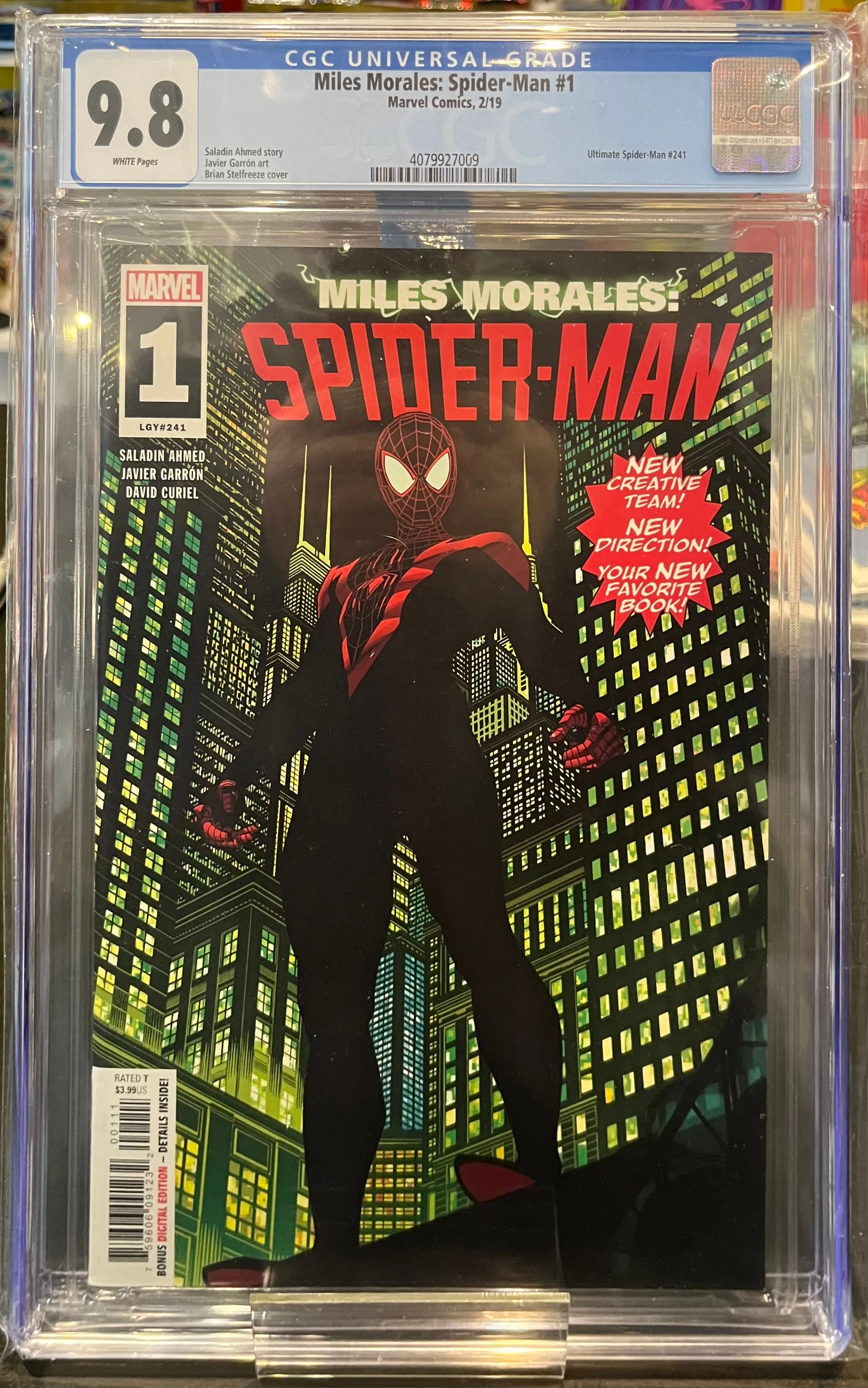 Product image for Miles Morales: Spider-Man #1 9.8