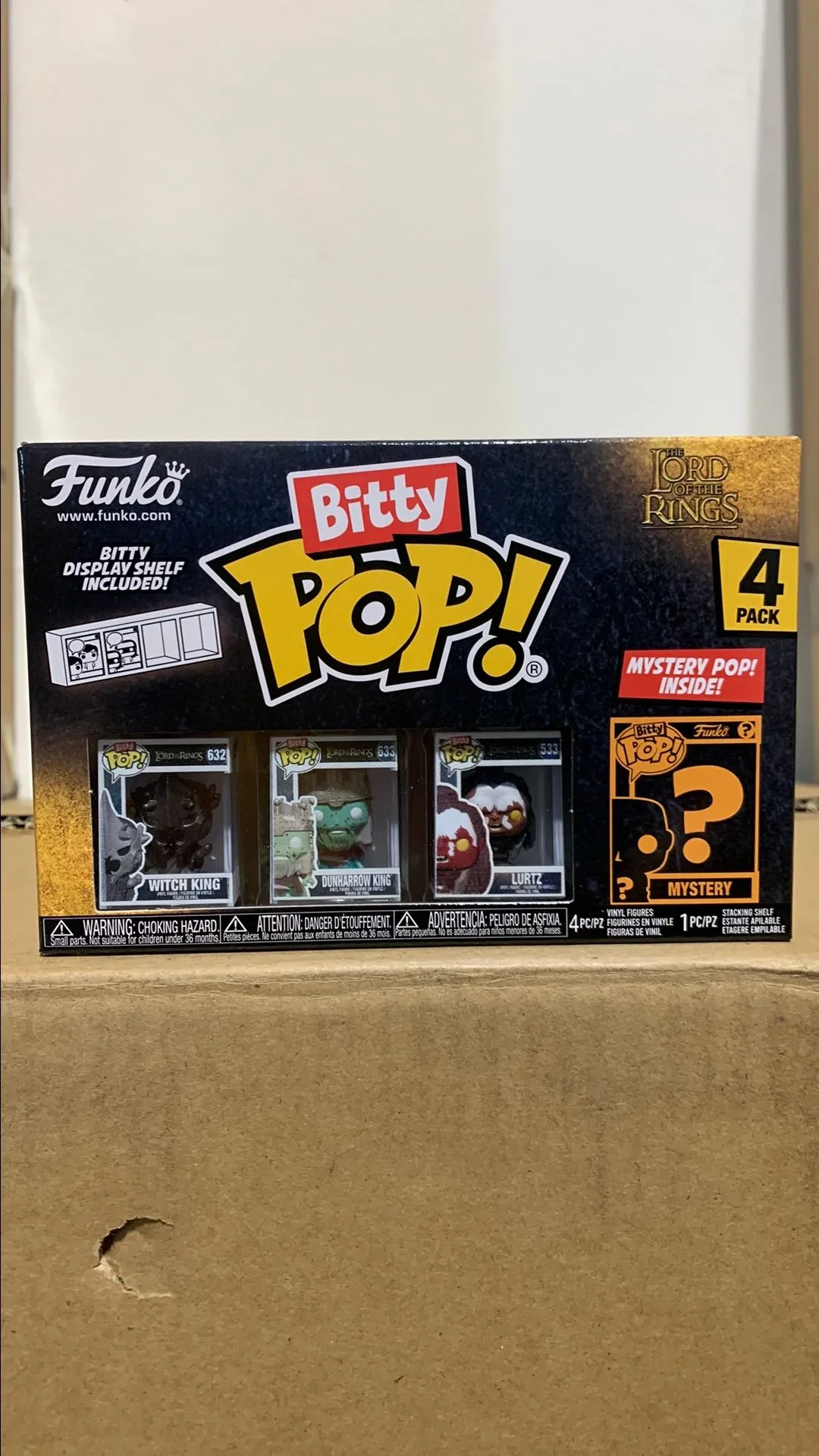 Product image for Bitty Pop! TLOTR Witch King 4 Pack
