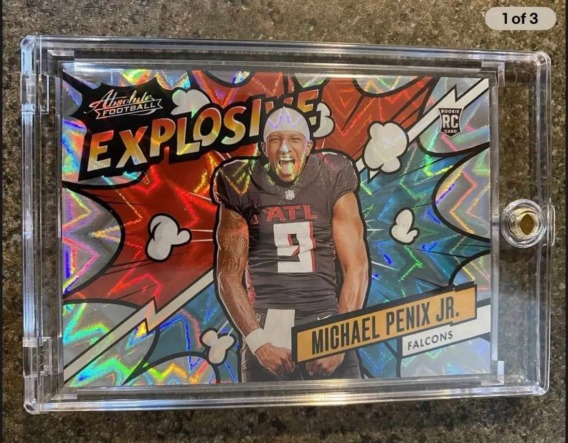 Product image for 2024 Panini Absolute - Explosive #EX-MPJ Michael Penix Jr. Case Hit 🔥🔥🔥