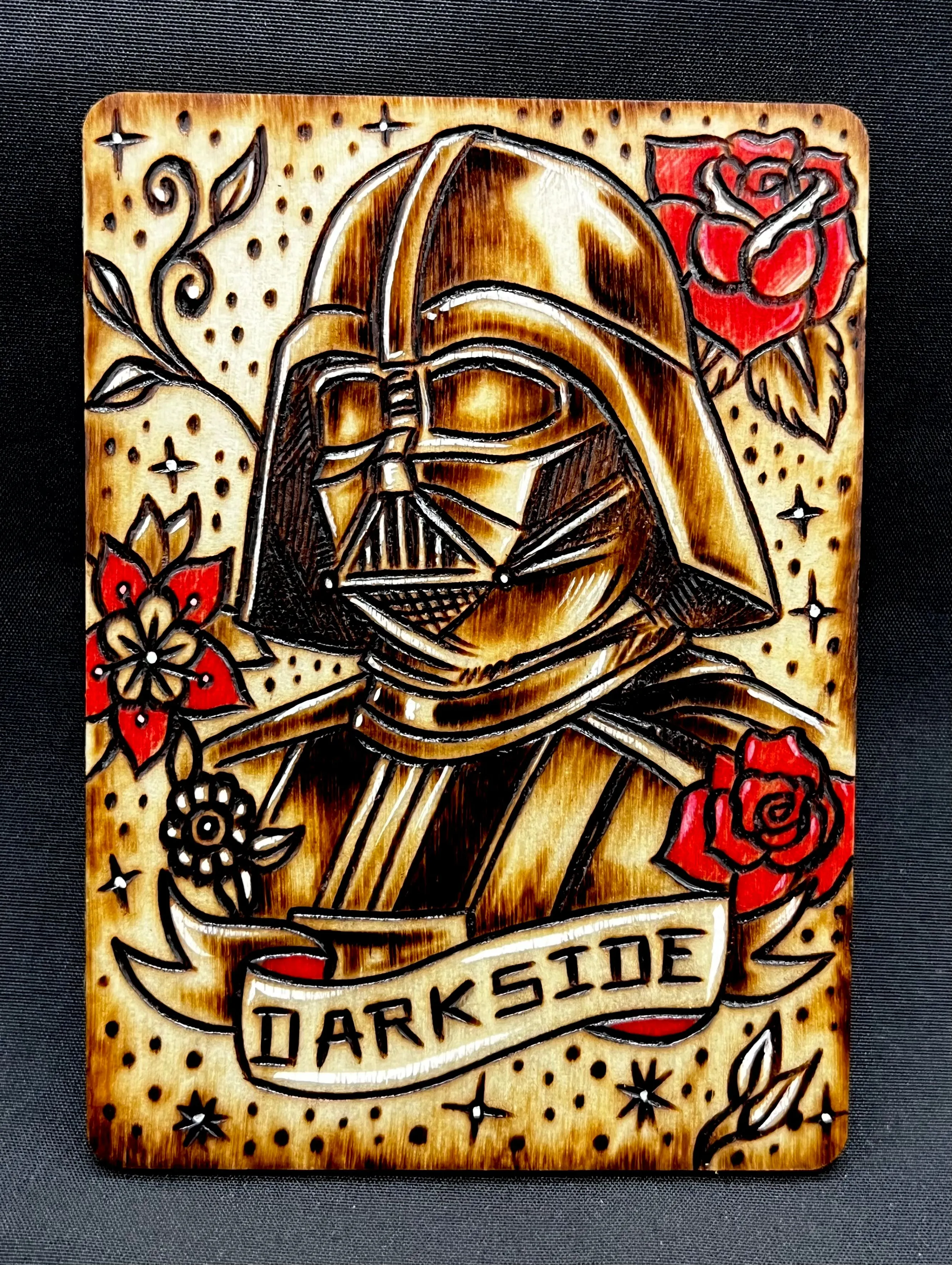 Product image for (ORIGINAL ART) Vader Tattoo Card