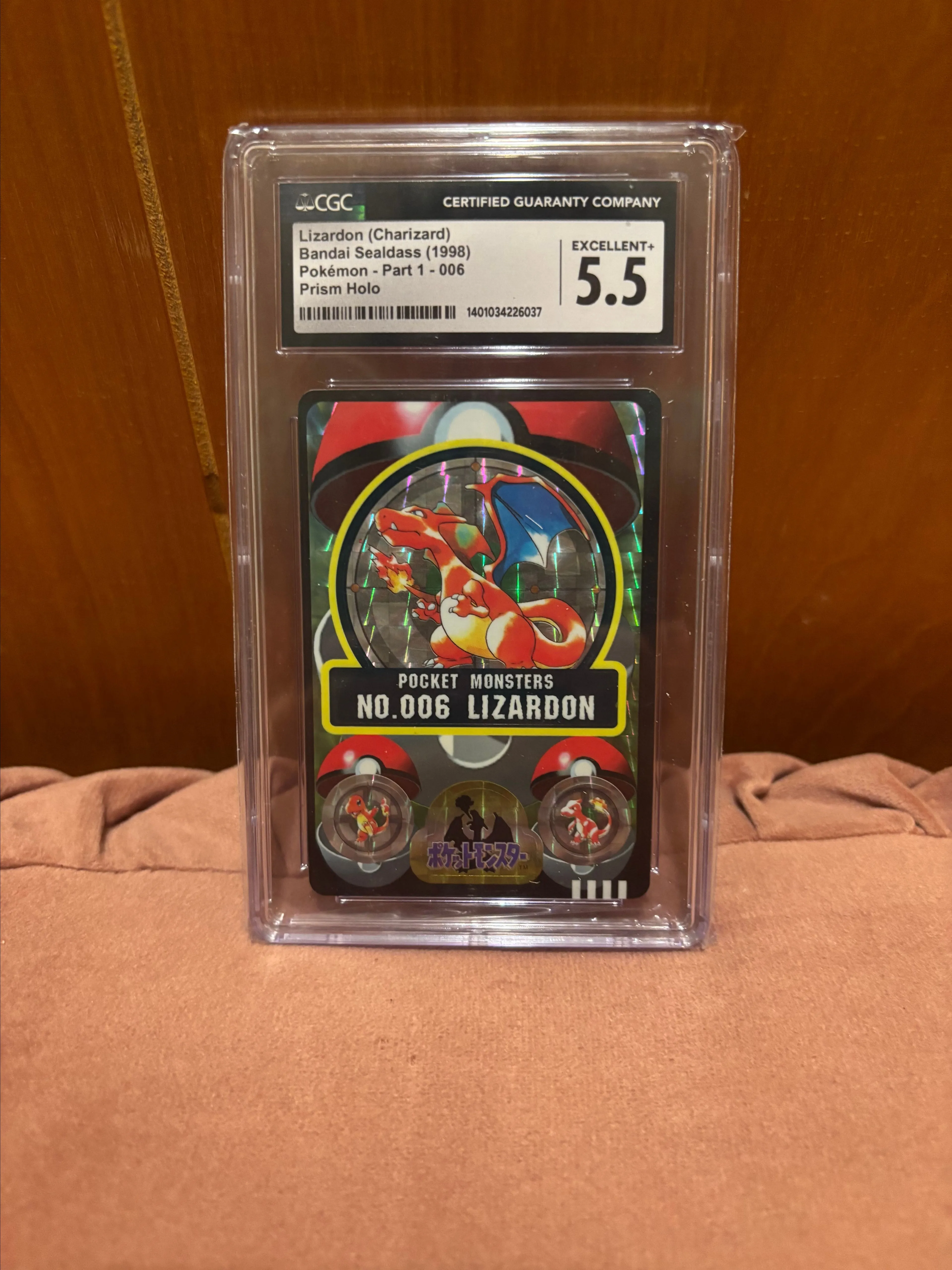 Product image for CGC 5.5 Prism Sealdass Charizard